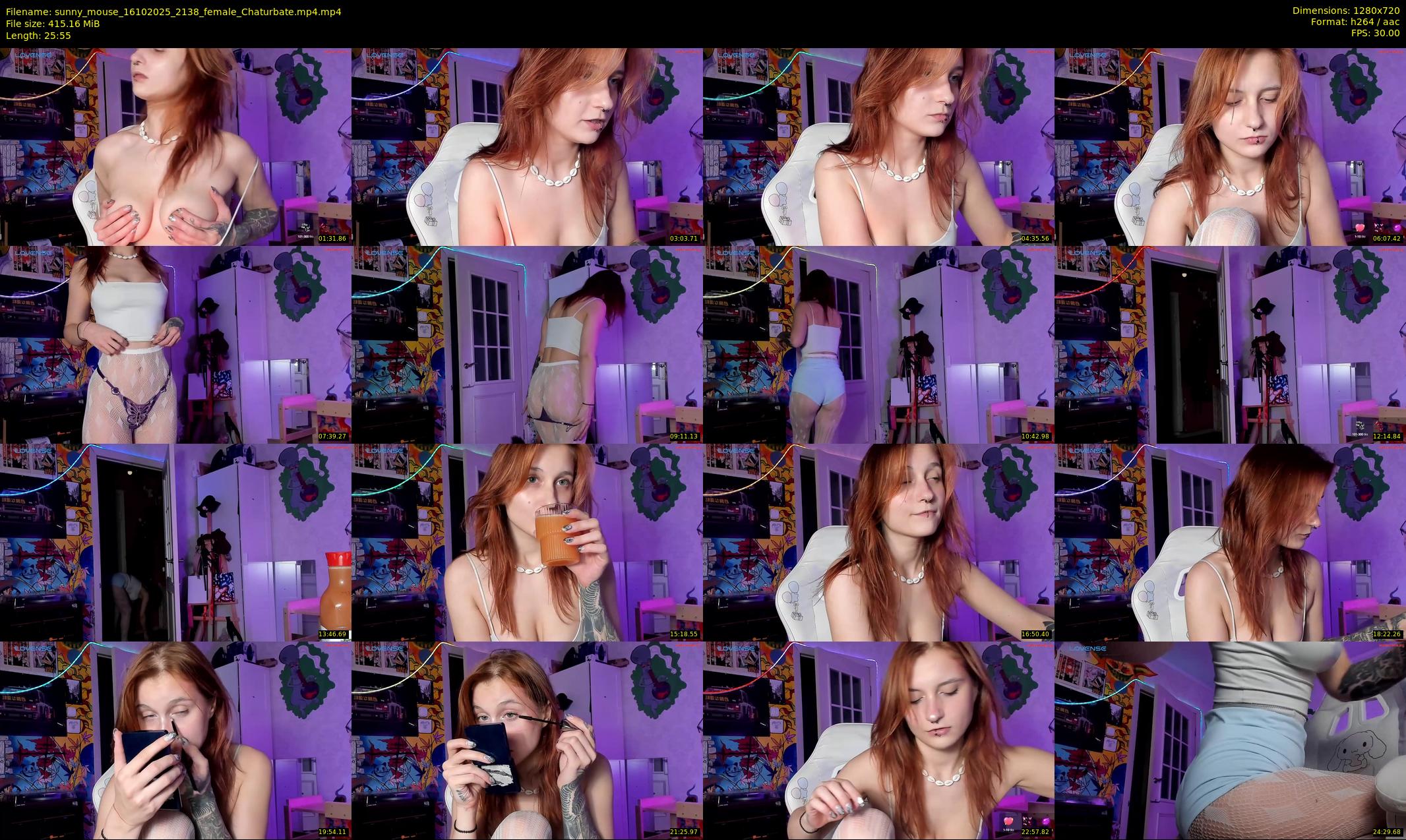 sunny_mouse — 26 minute Chaturbate female cam show recording, 720p, Oct 16, 2025