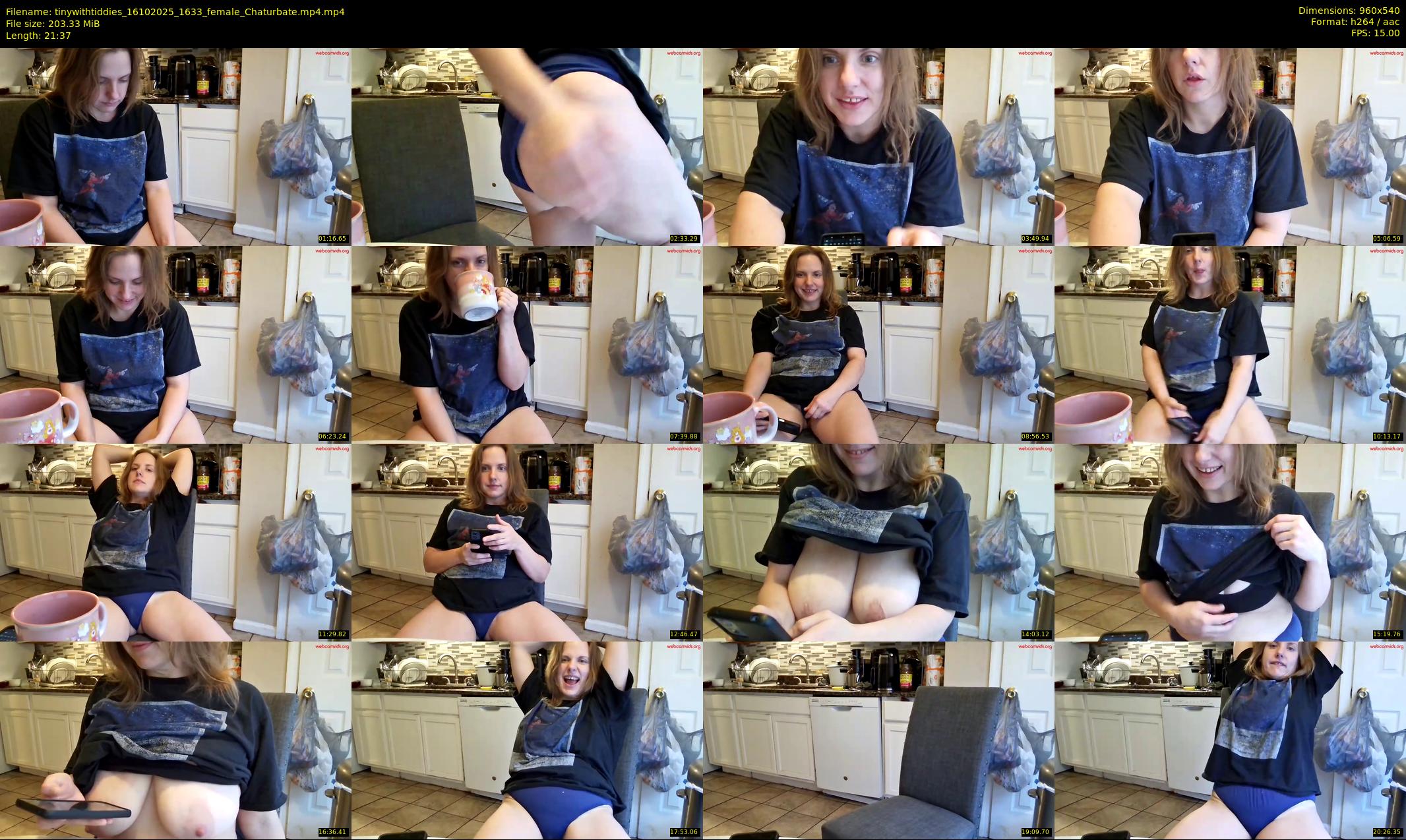 tinywithtiddies — 22 minute Chaturbate female cam show recording, 480p, Oct 16, 2025