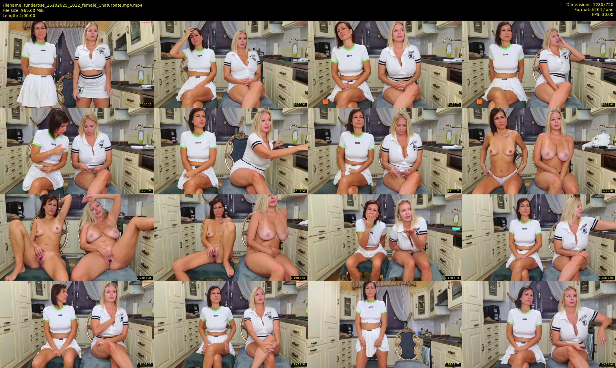 tunderose — 120 minute Chaturbate female cam show recording, 720p, Oct 16, 2025