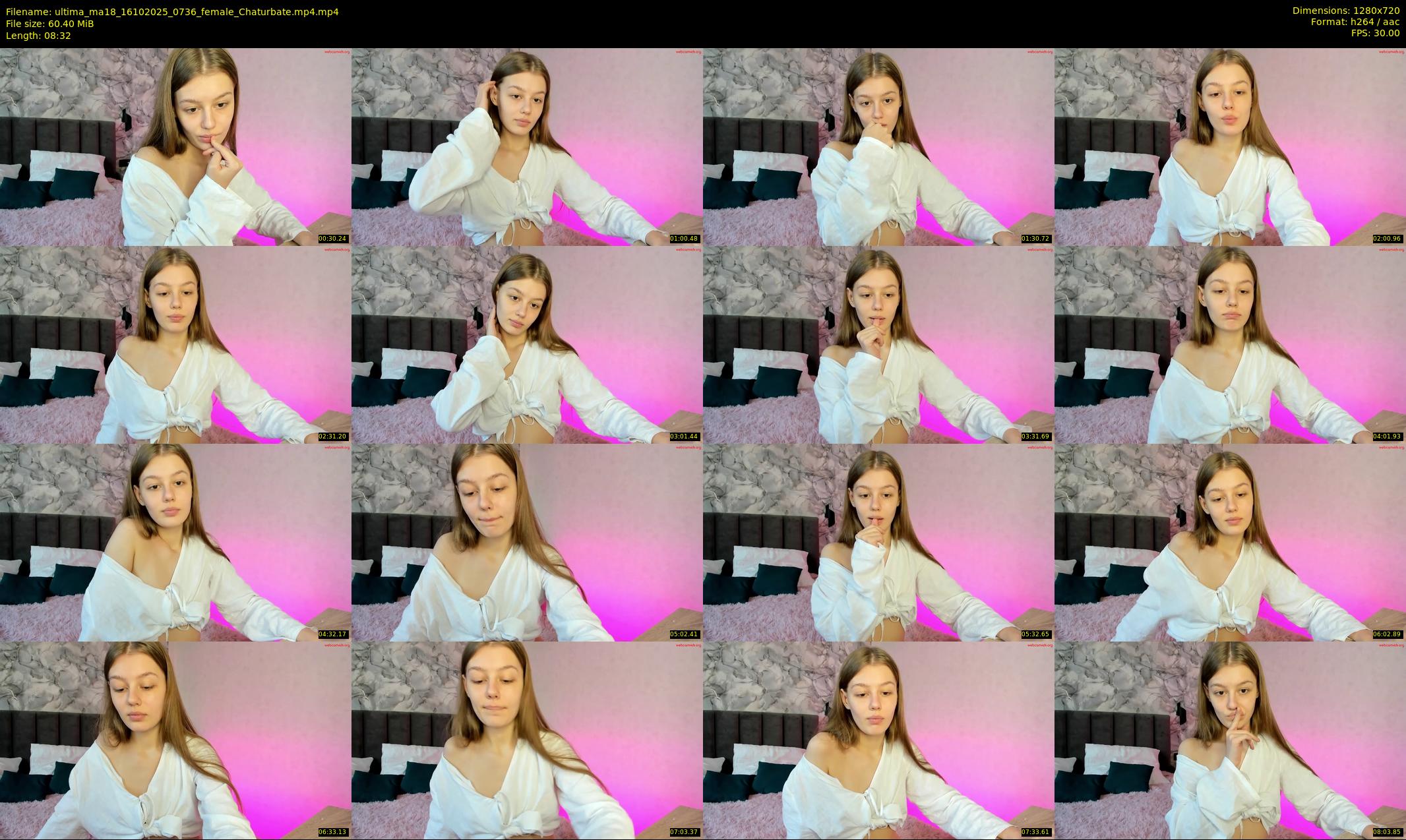 ultima_ma18 — 9 minute Chaturbate female cam show recording, 720p, Oct 16, 2025