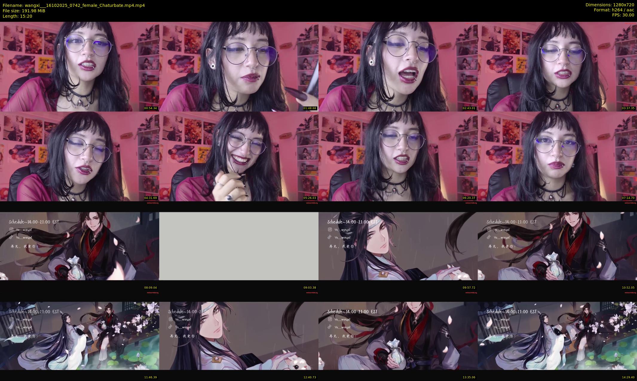 wangxi__ — 16 minute Chaturbate female cam show recording, 720p, Oct 16, 2025