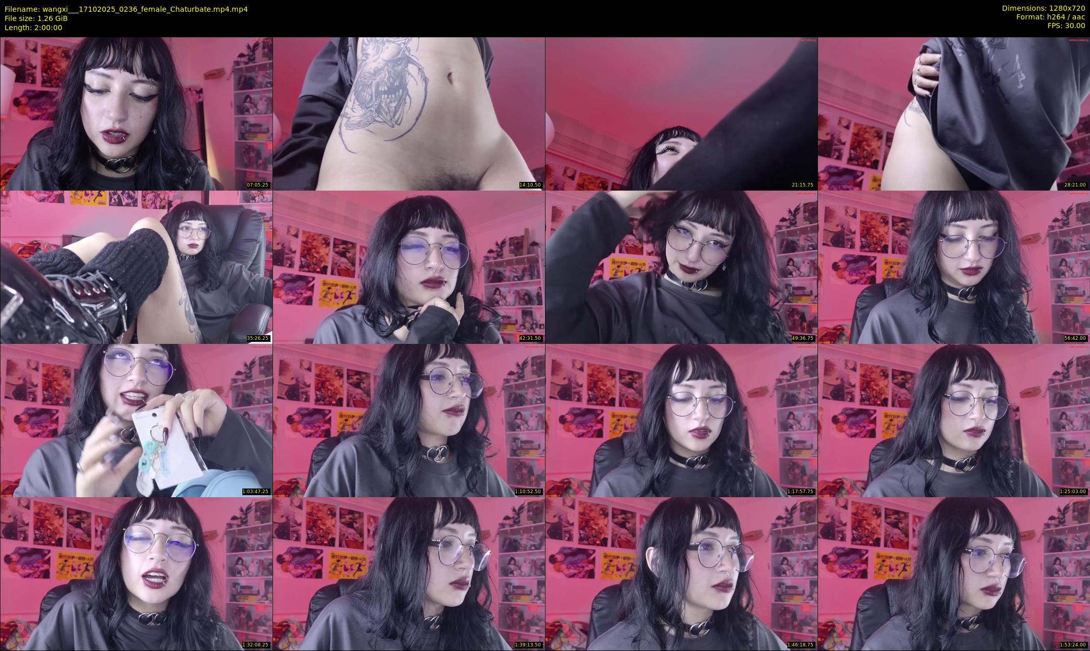 wangxi__ — 120 minute Chaturbate female cam show recording, 720p, Oct 17, 2025