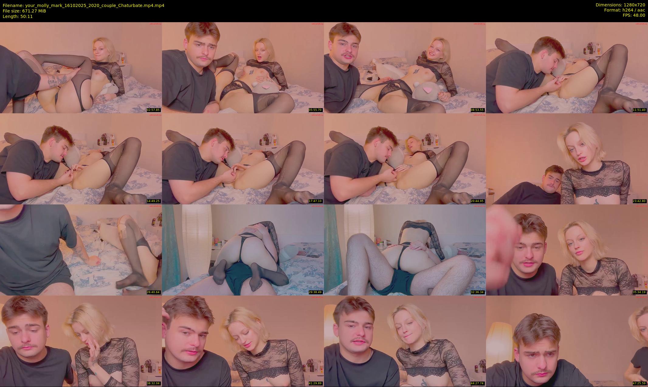 your_molly_mark — 51 minute Chaturbate couple cam show recording, 720p, Oct 16, 2025