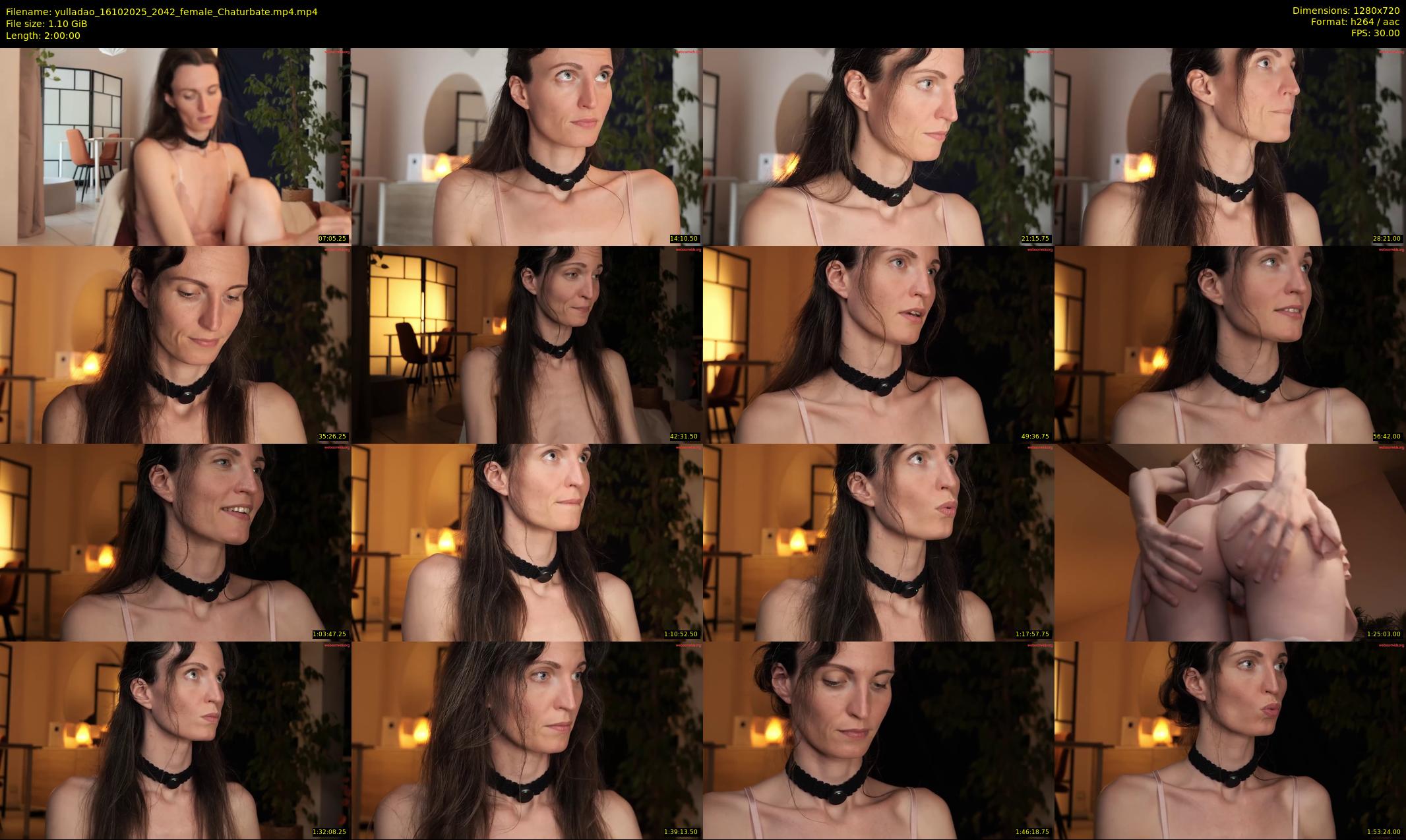 yulladao — 120 minute Chaturbate female cam show recording, 720p, Oct 16, 2025