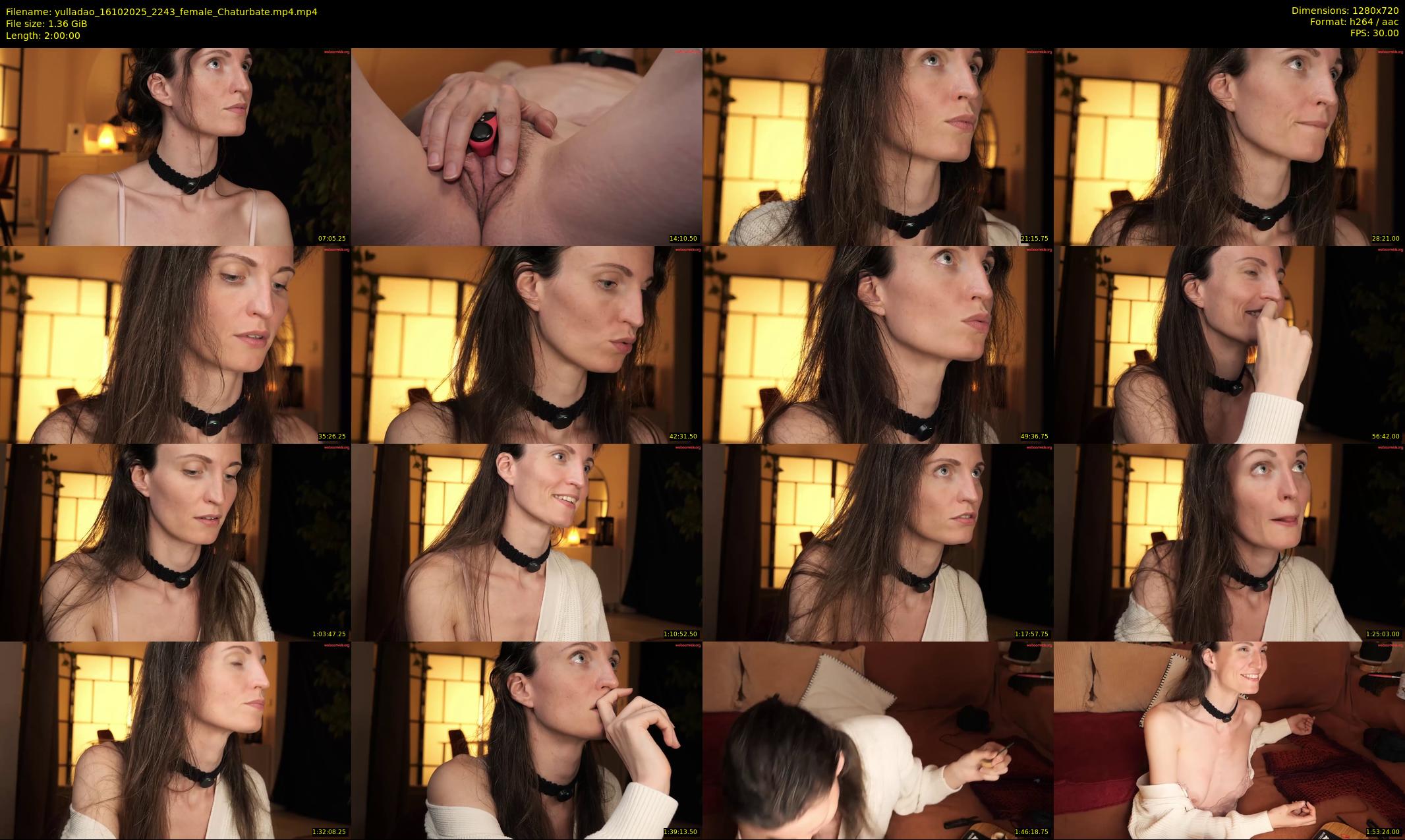yulladao — 120 minute Chaturbate female cam show recording, 720p, Oct 16, 2025