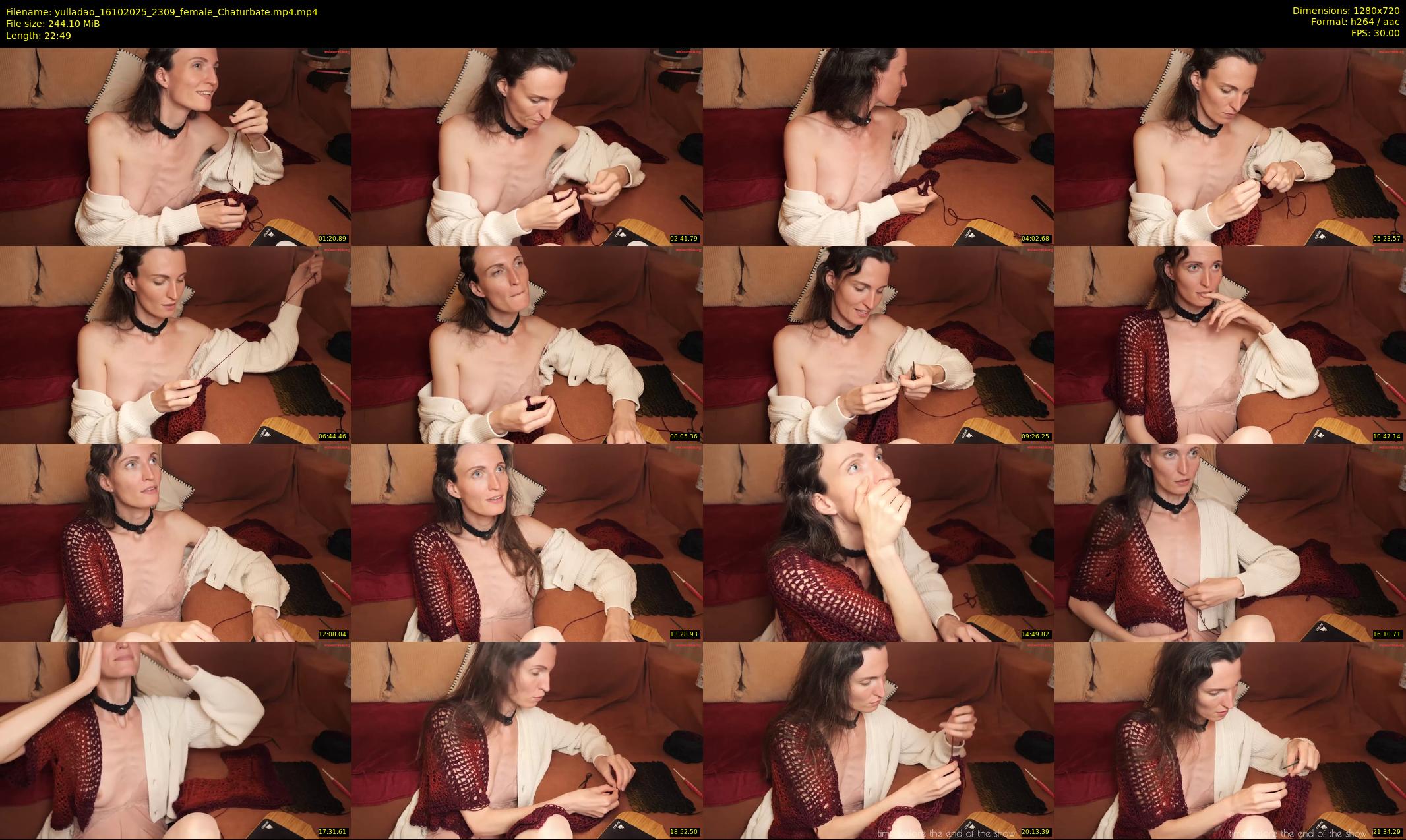 yulladao — 23 minute Chaturbate female cam show recording, 720p, Oct 16, 2025