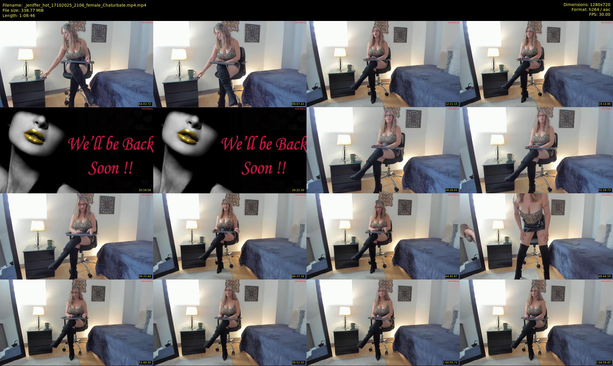 _jeniffer_hot — 69 minute Chaturbate female cam show recording, 720p, Oct 17, 2025