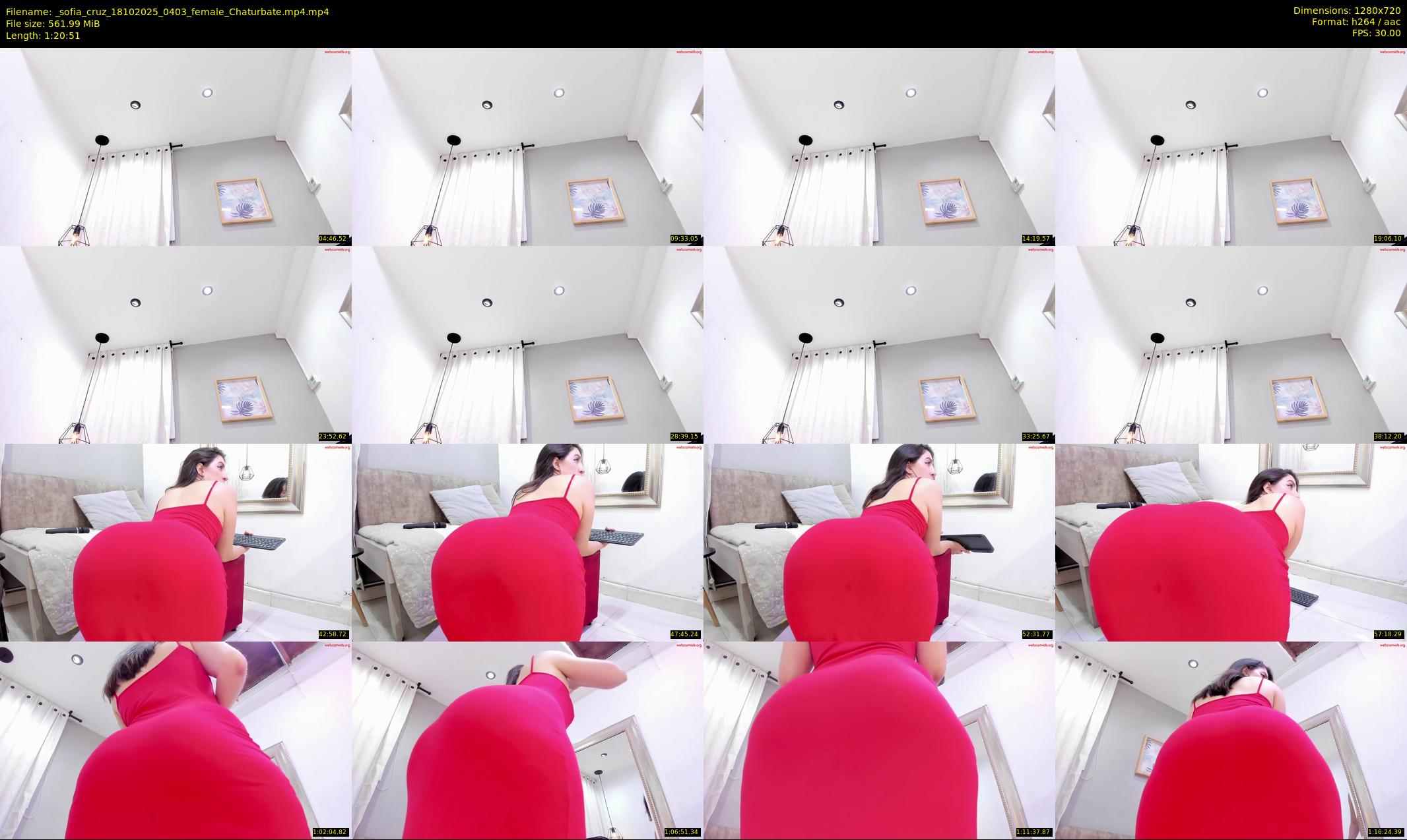 _sofia_cruz — 81 minute Chaturbate female cam show recording, 720p, Oct 18, 2025