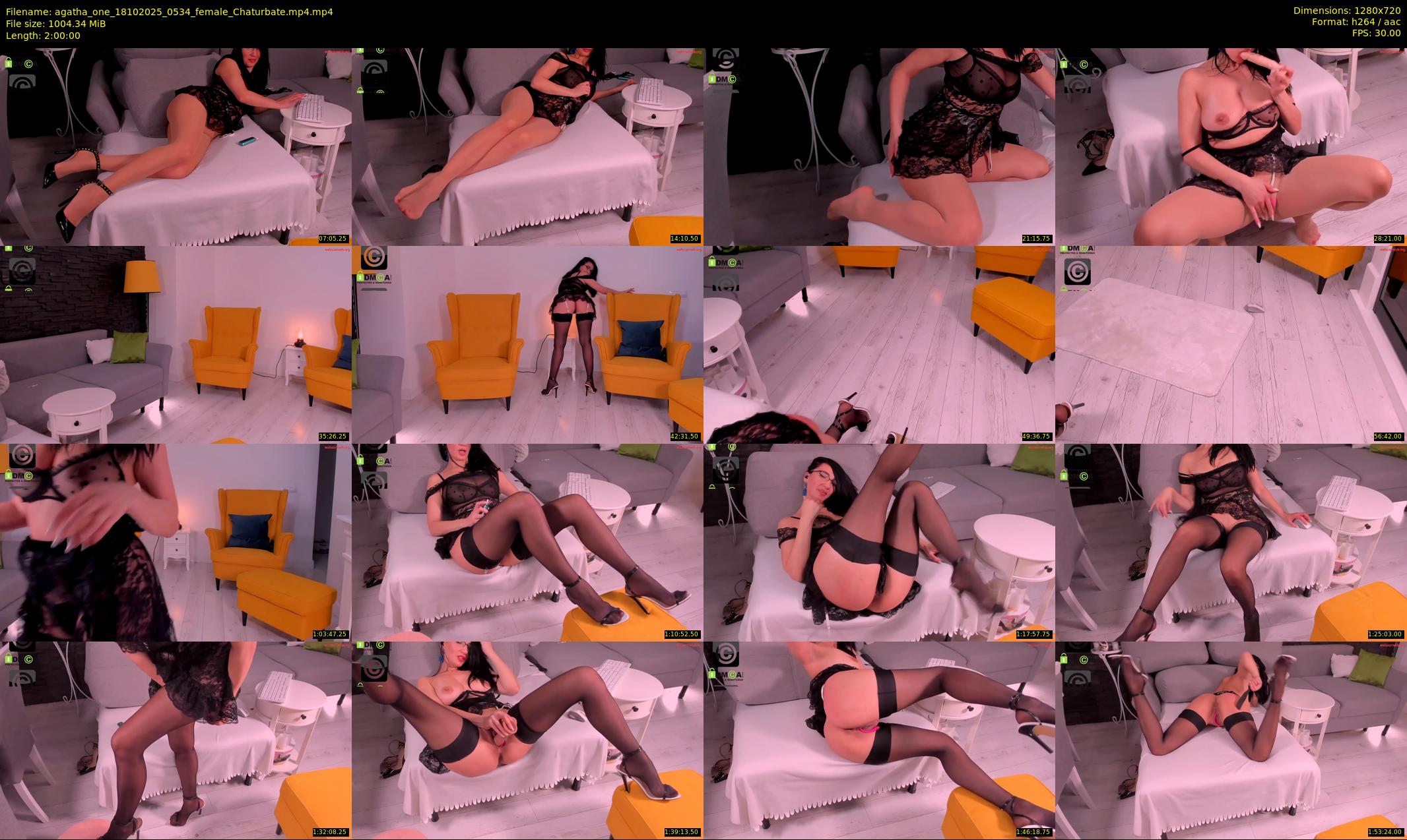agatha_one — 120 minute Chaturbate female cam show recording, 720p, Oct 18, 2025
