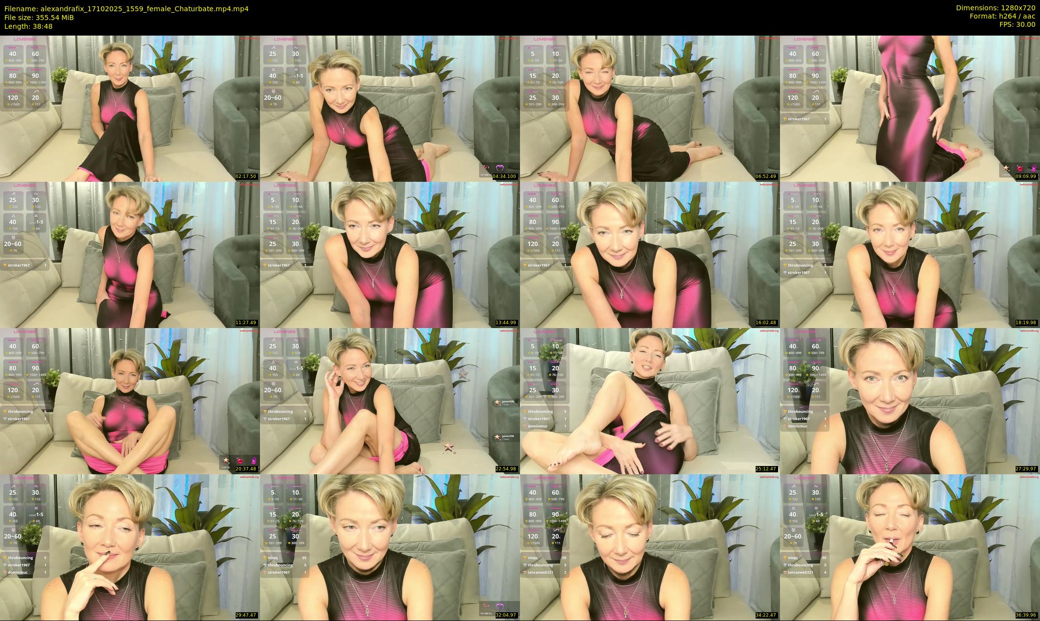 alexandrafix — 39 minute Chaturbate female cam show recording, 720p, Oct 17, 2025