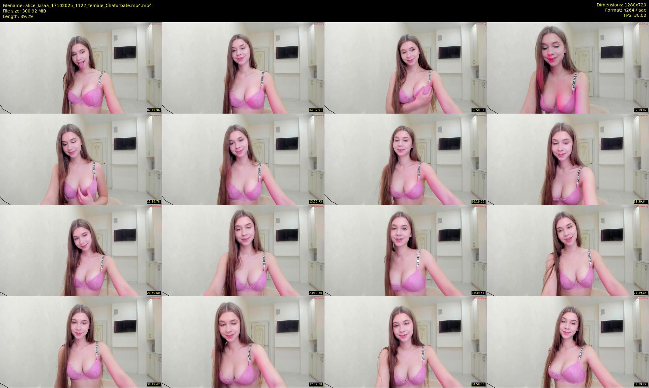 alice_kisaa — 40 minute Chaturbate female cam show recording, 720p, Oct 17, 2025
