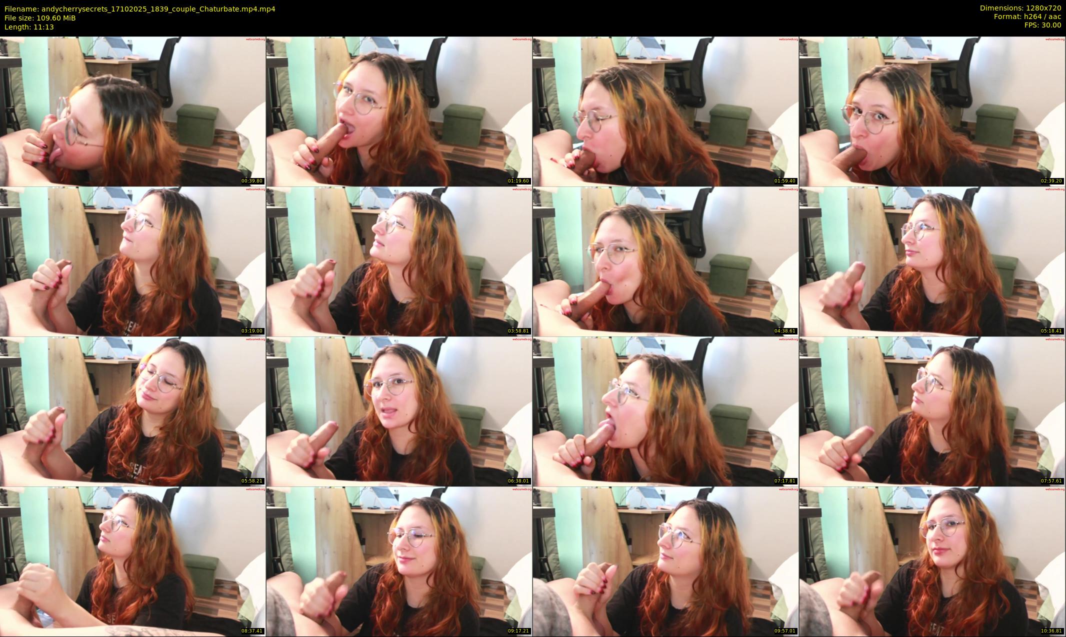 andycherrysecrets — 12 minute Chaturbate couple cam show recording, 720p, Oct 17, 2025