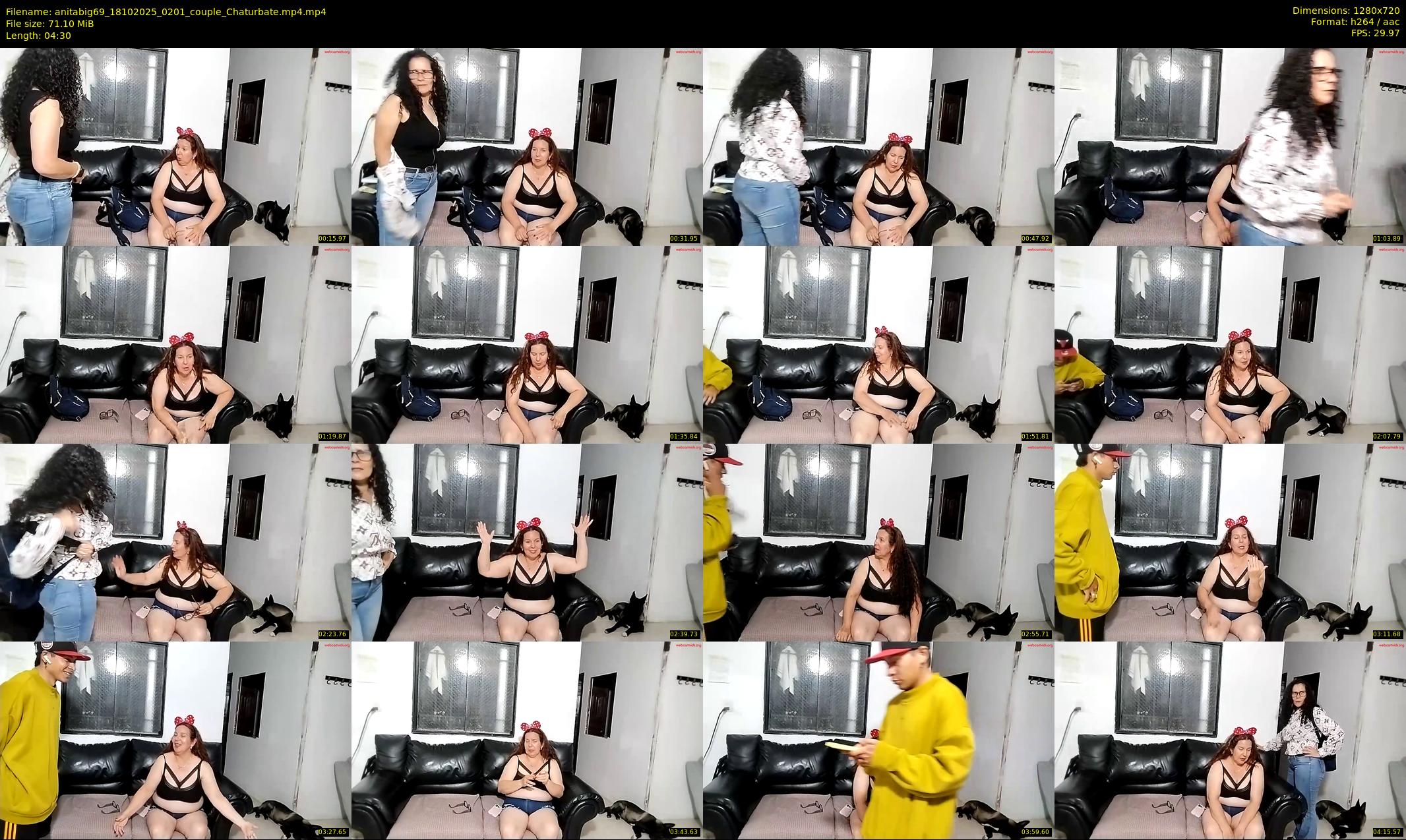 anitabig69 — 5 minute Chaturbate couple cam show recording, 720p, Oct 18, 2025