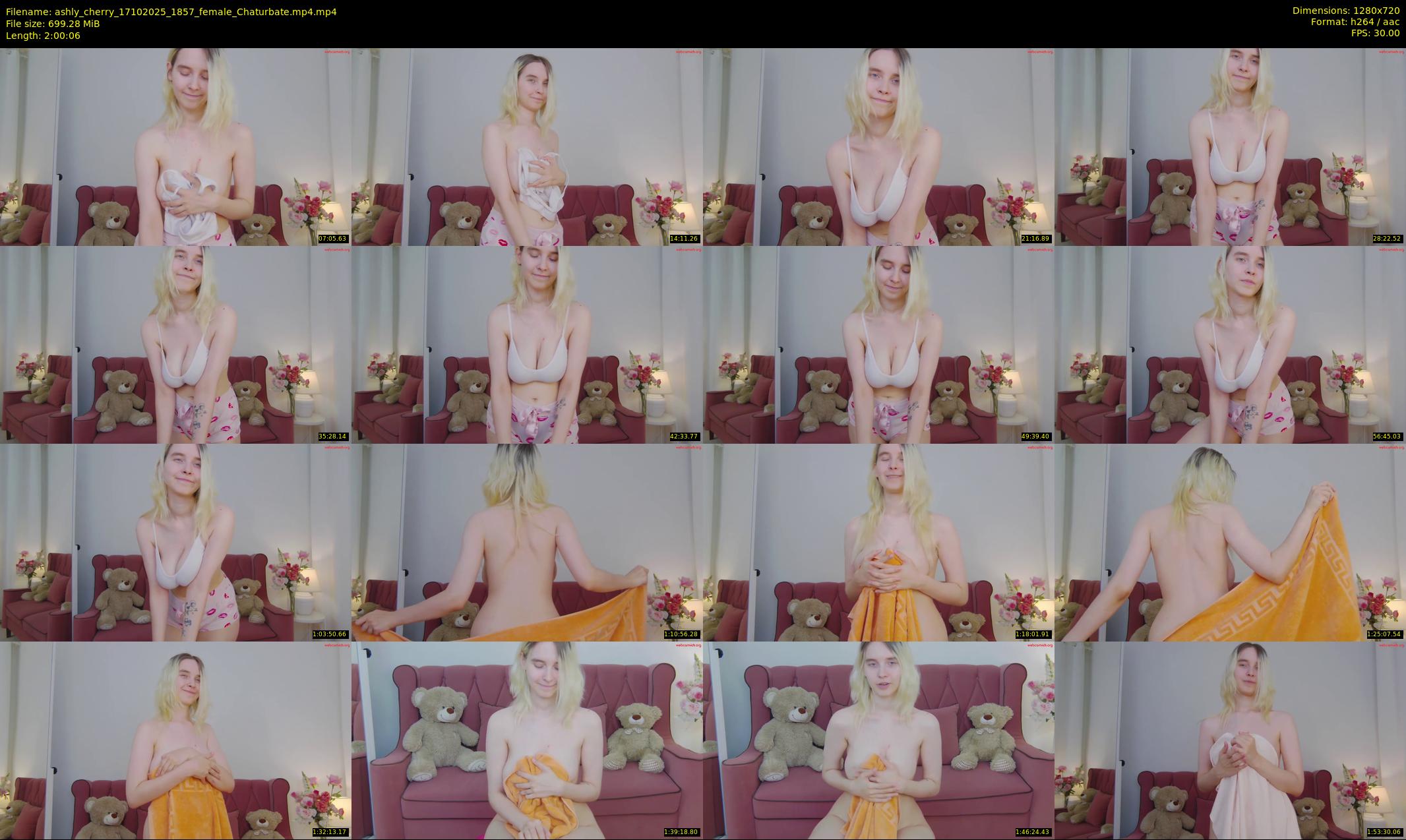 ashly_cherry — 121 minute Chaturbate female cam show recording, 720p, Oct 17, 2025