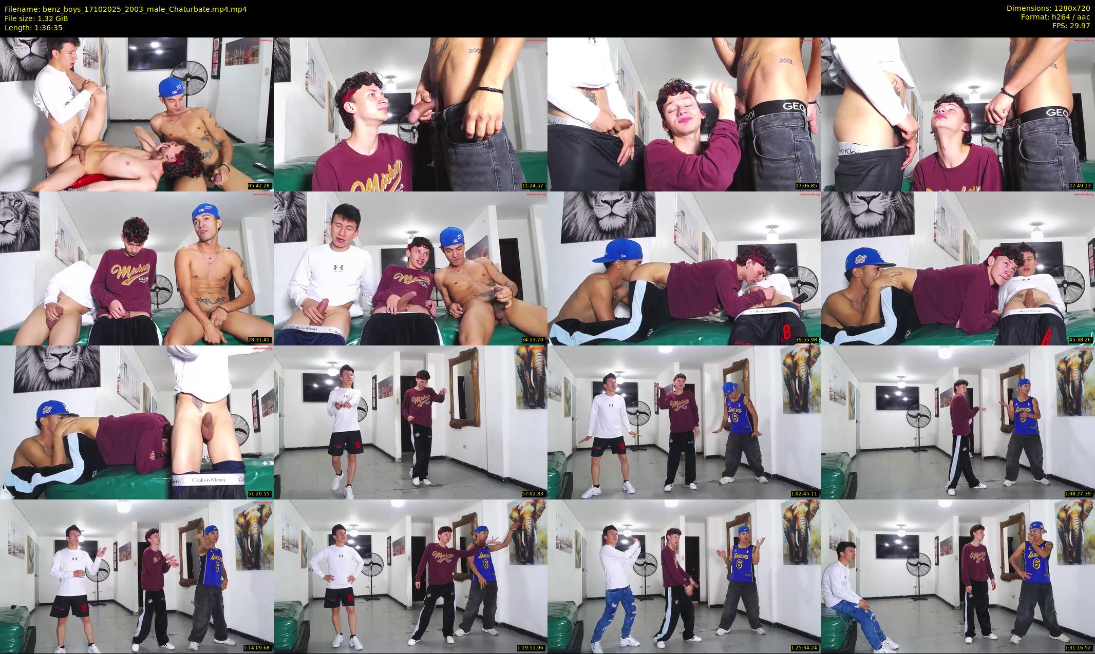 benz_boys — 97 minute Chaturbate male cam show recording, 720p, Oct 17, 2025