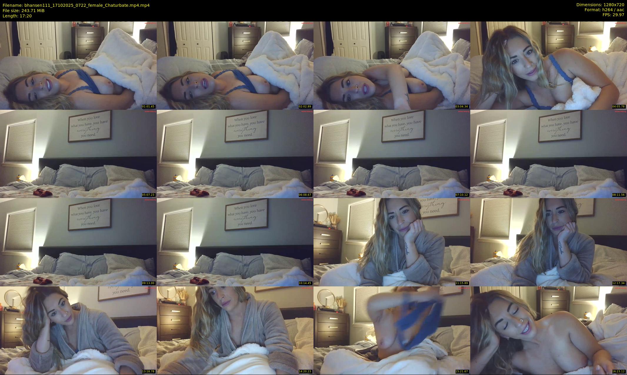 bhansen111 — 18 minute Chaturbate female cam show recording, 720p, Oct 17, 2025