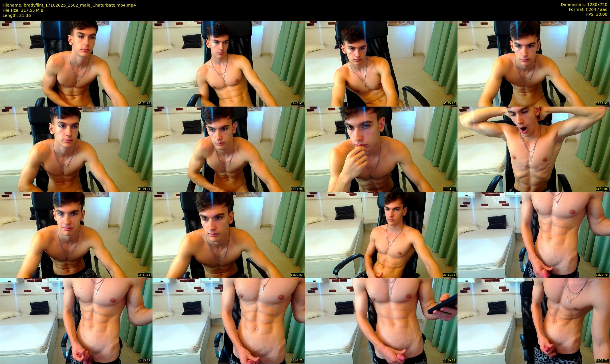 bradyflint — 32 minute Chaturbate male cam show recording, 720p, Oct 17, 2025