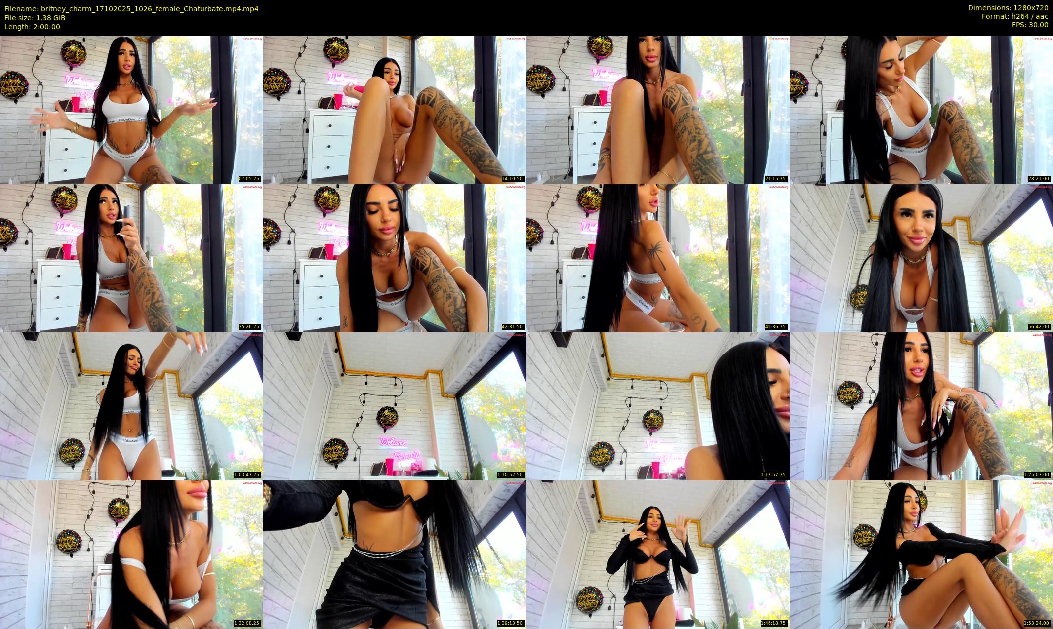 britney_charm — 120 minute Chaturbate female cam show recording, 720p, Oct 17, 2025