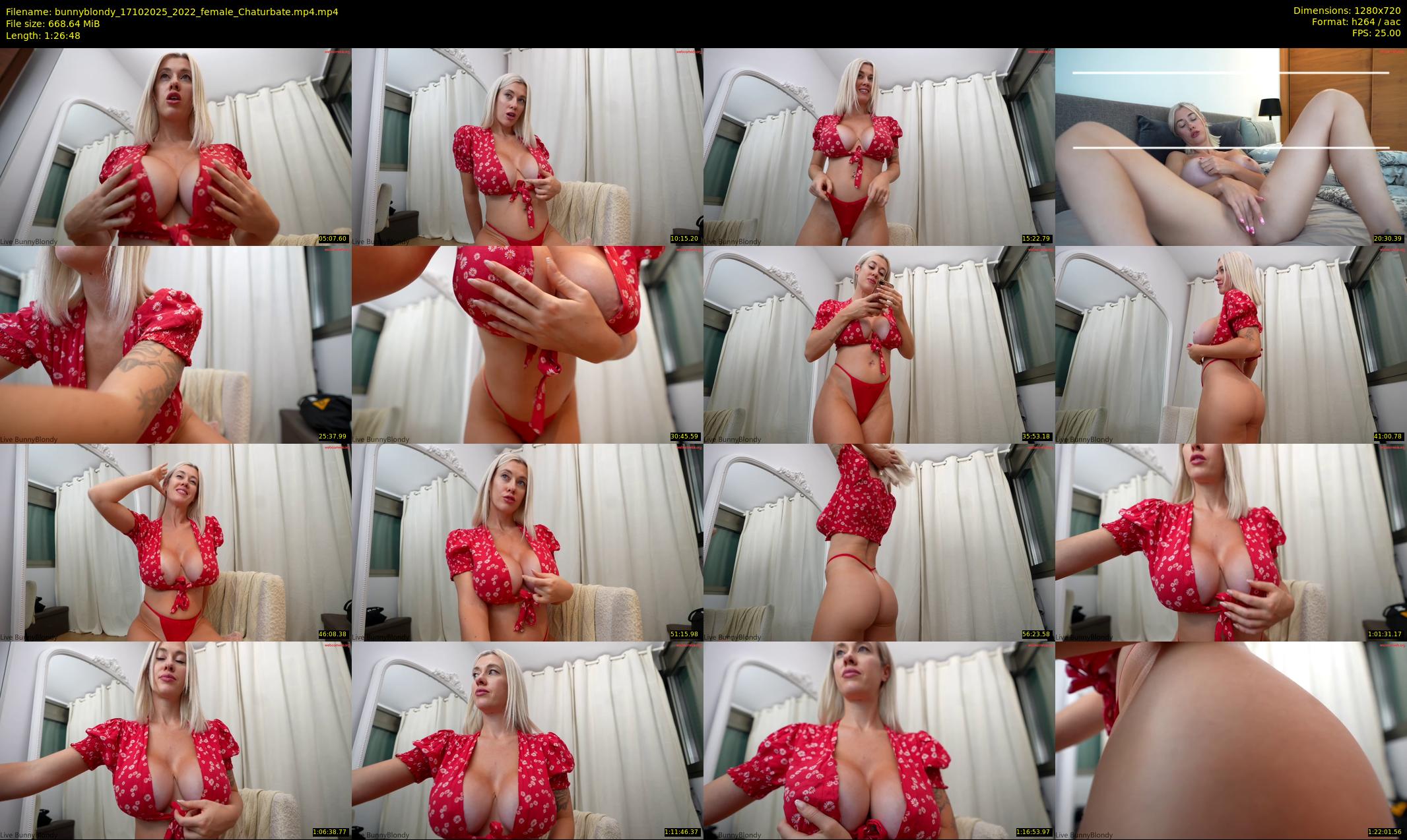 bunnyblondy — 87 minute Chaturbate female cam show recording, 720p, Oct 17, 2025