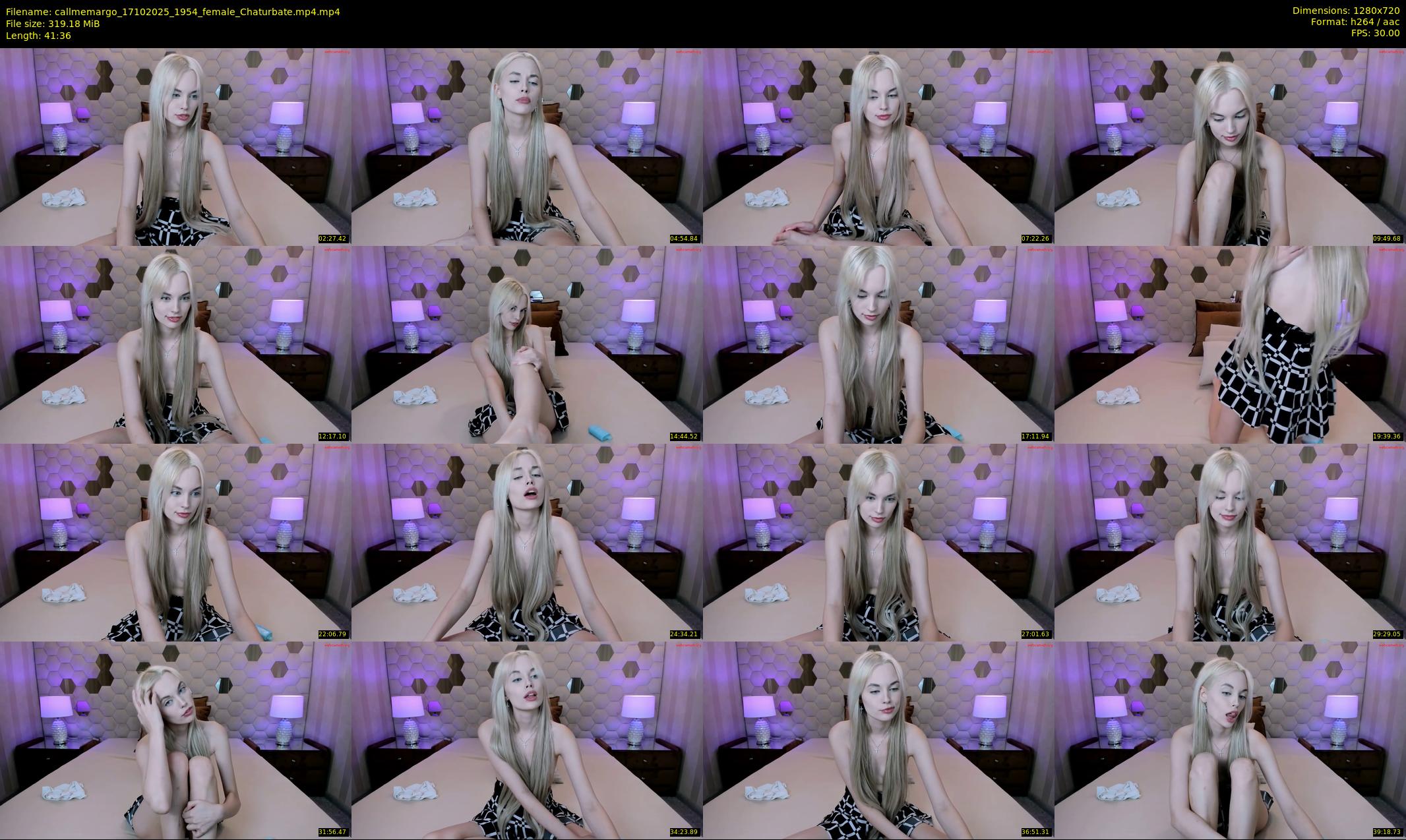 callmemargo — 42 minute Chaturbate female cam show recording, 720p, Oct 17, 2025
