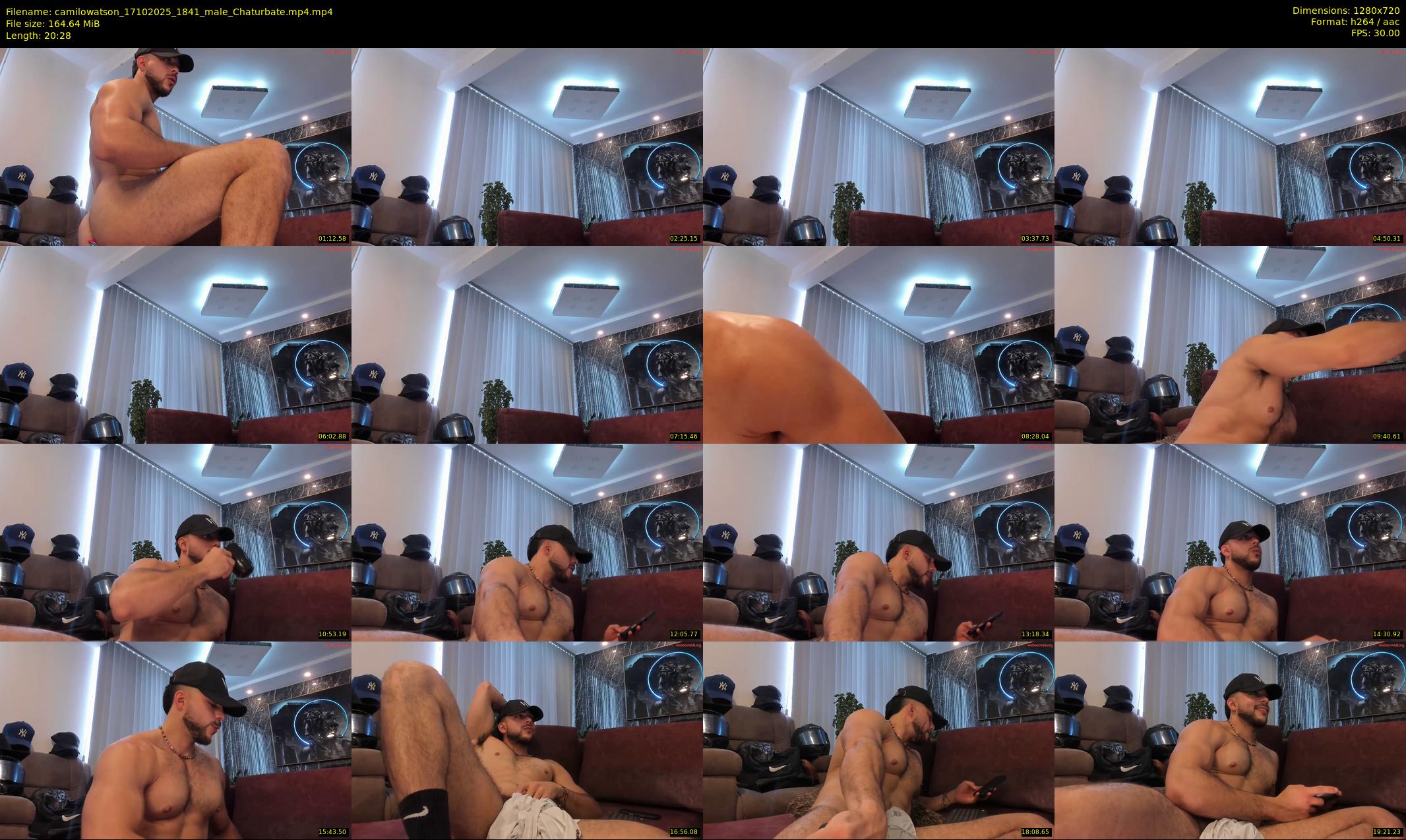 camilowatson — 21 minute Chaturbate male cam show recording, 720p, Oct 17, 2025