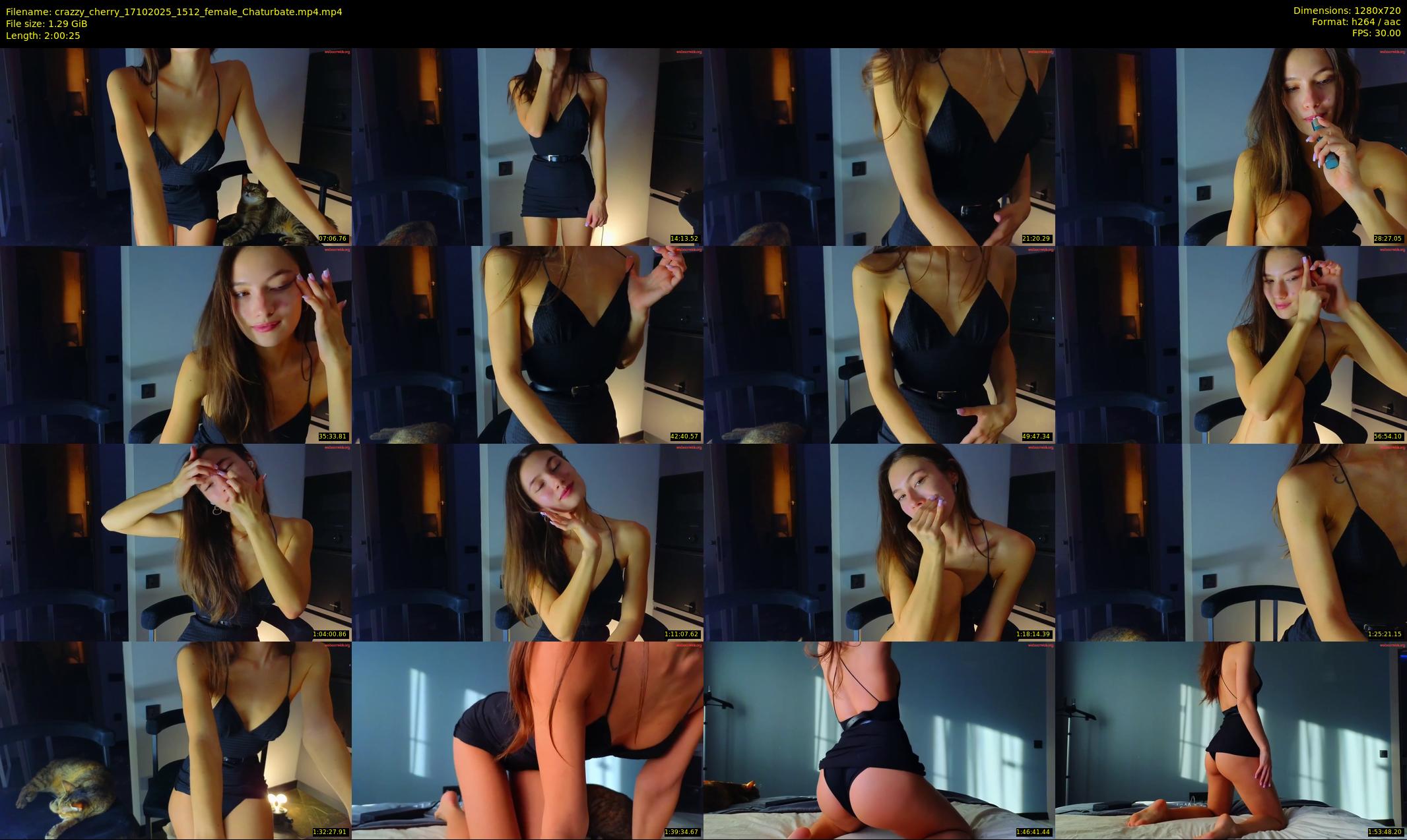crazzy_cherry — 121 minute Chaturbate female cam show recording, 720p, Oct 17, 2025
