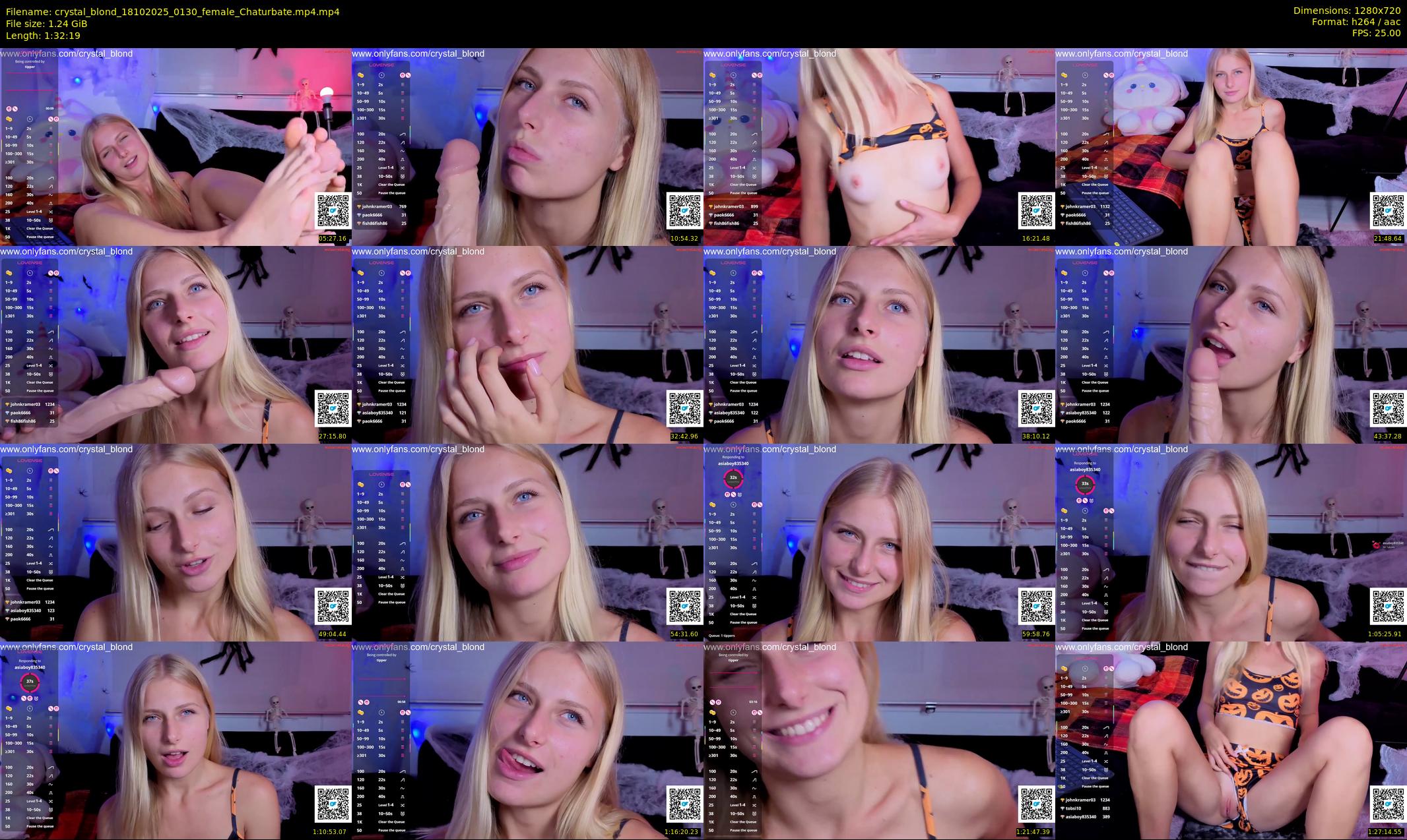 crystal_blond — 93 minute Chaturbate female cam show recording, 720p, Oct 18, 2025