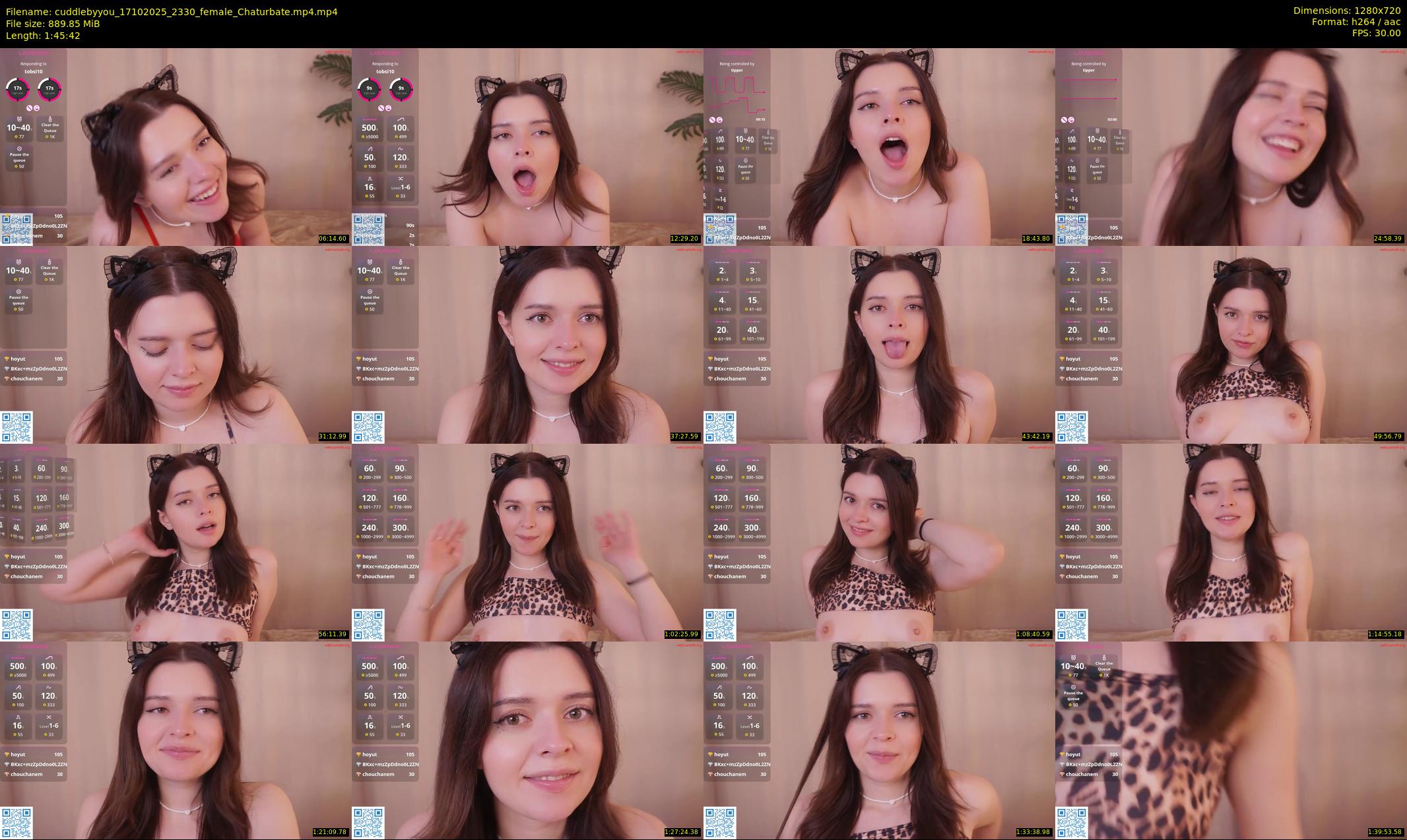 cuddlebyyou — 106 minute Chaturbate female cam show recording, 720p, Oct 17, 2025