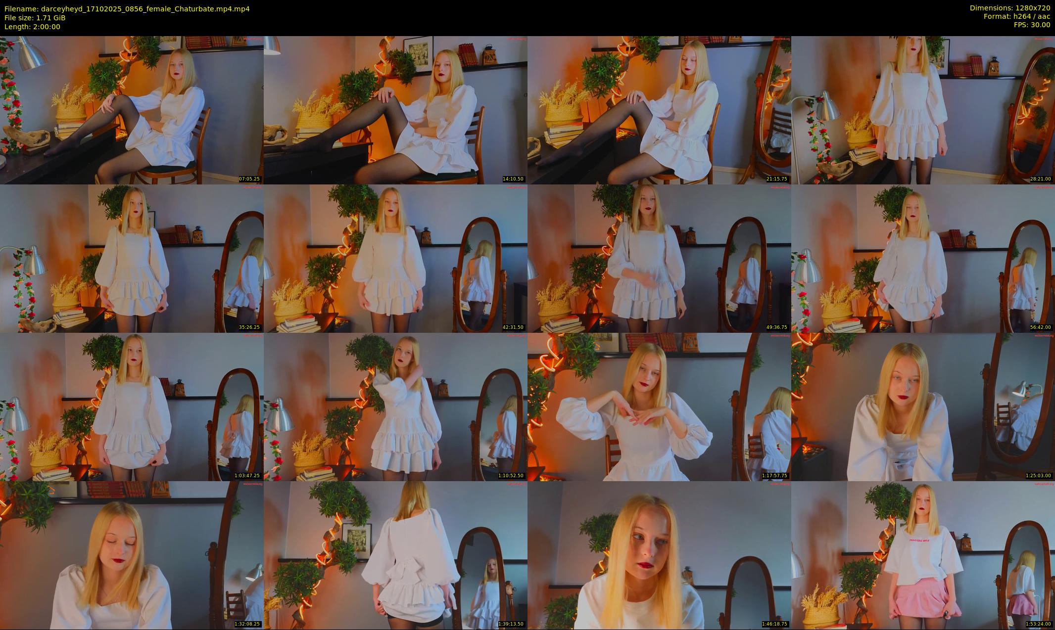 darceyheyd — 120 minute Chaturbate female cam show recording, 720p, Oct 17, 2025