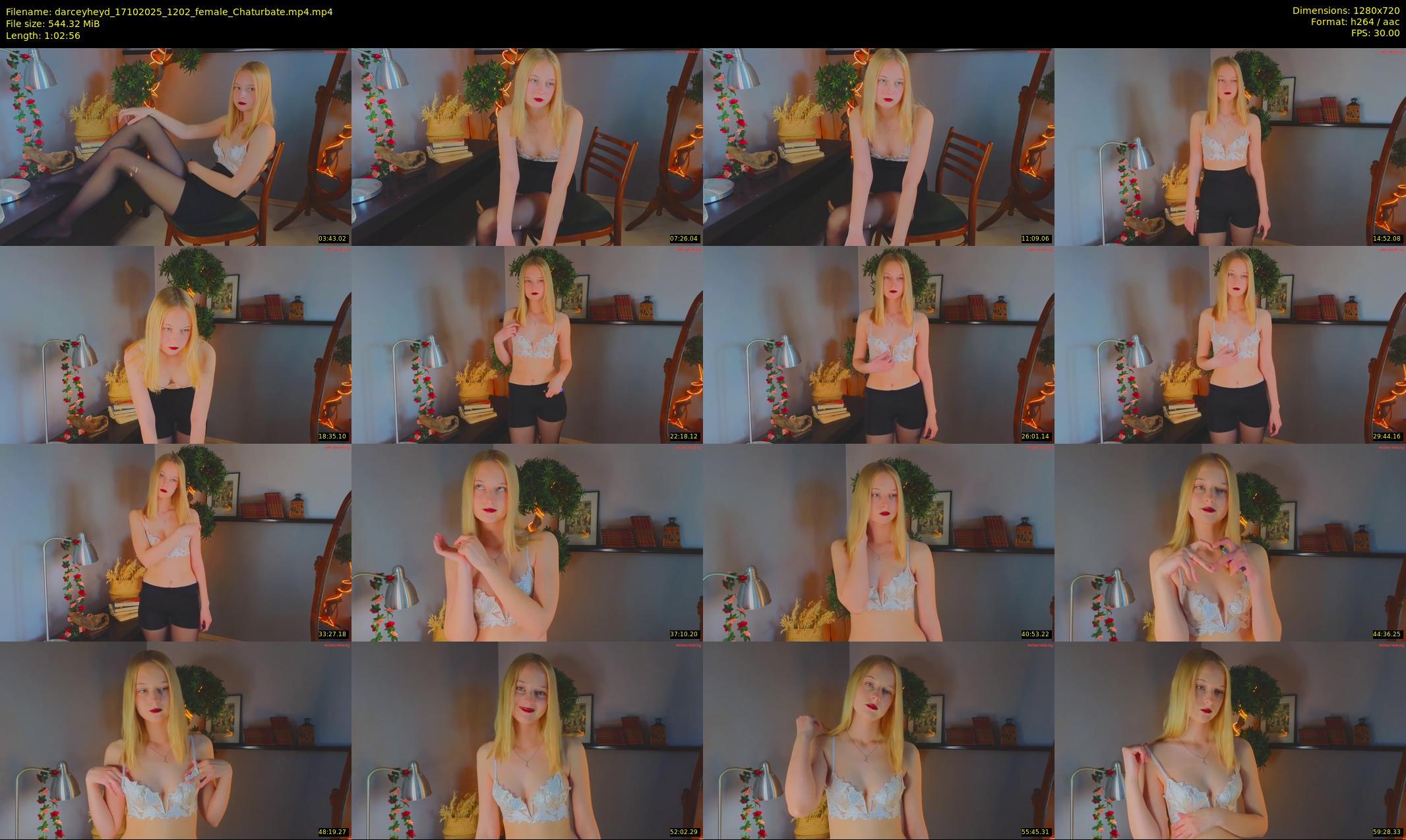 darceyheyd — 63 minute Chaturbate female cam show recording, 720p, Oct 17, 2025