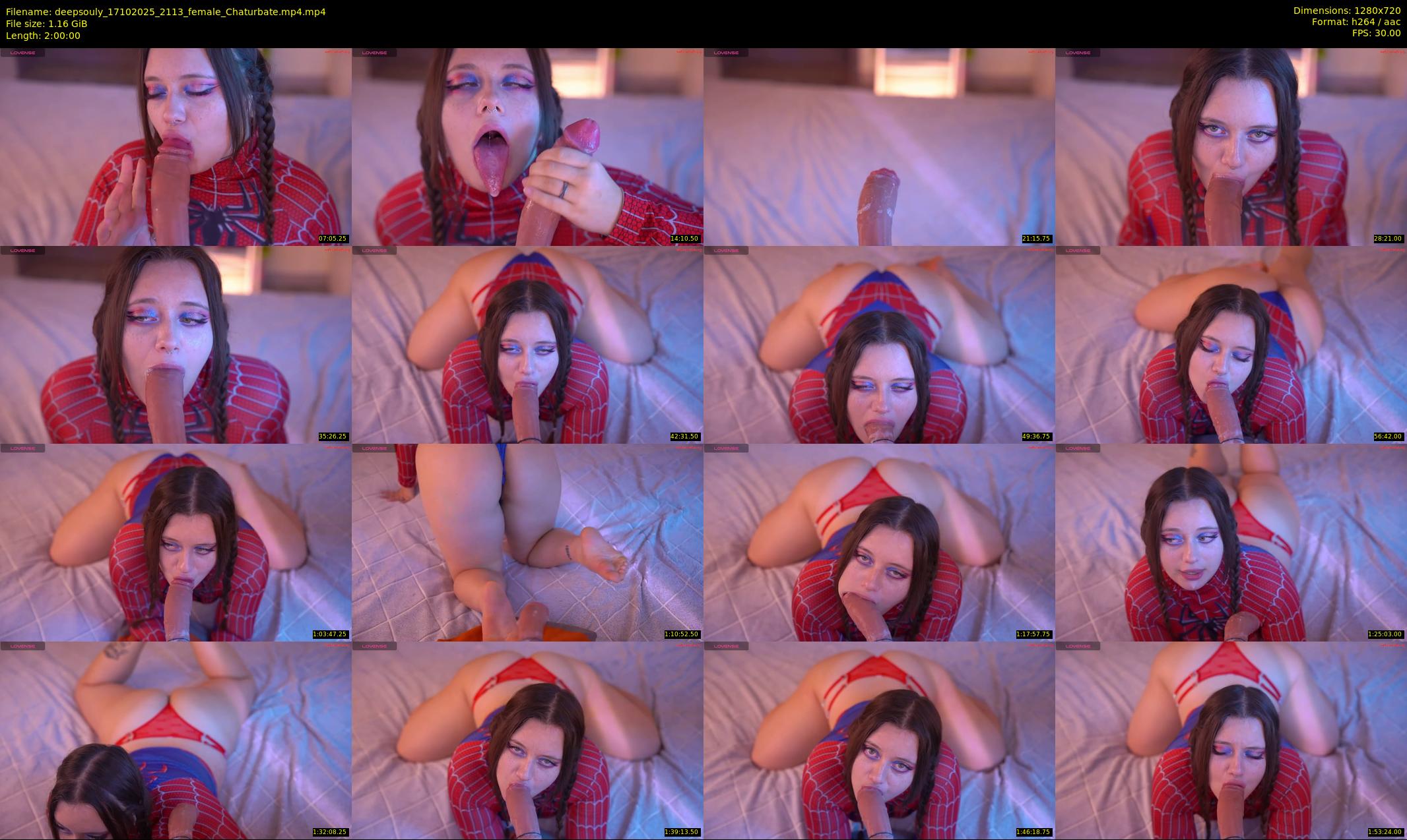 deepsouly — 120 minute Chaturbate female cam show recording, 720p, Oct 17, 2025