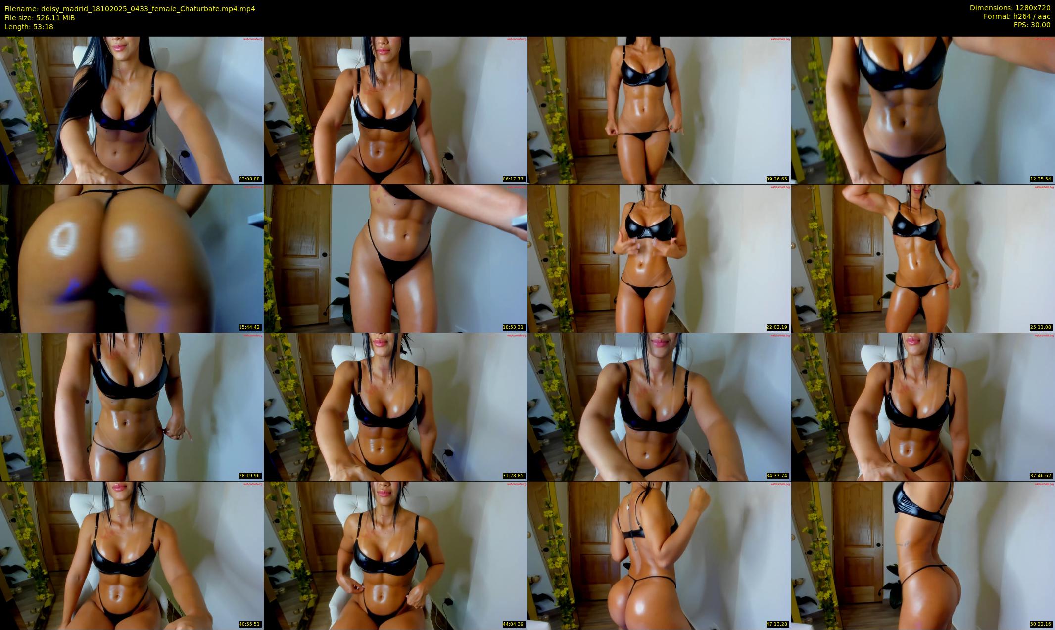 deisy_madrid — 54 minute Chaturbate female cam show recording, 720p, Oct 18, 2025