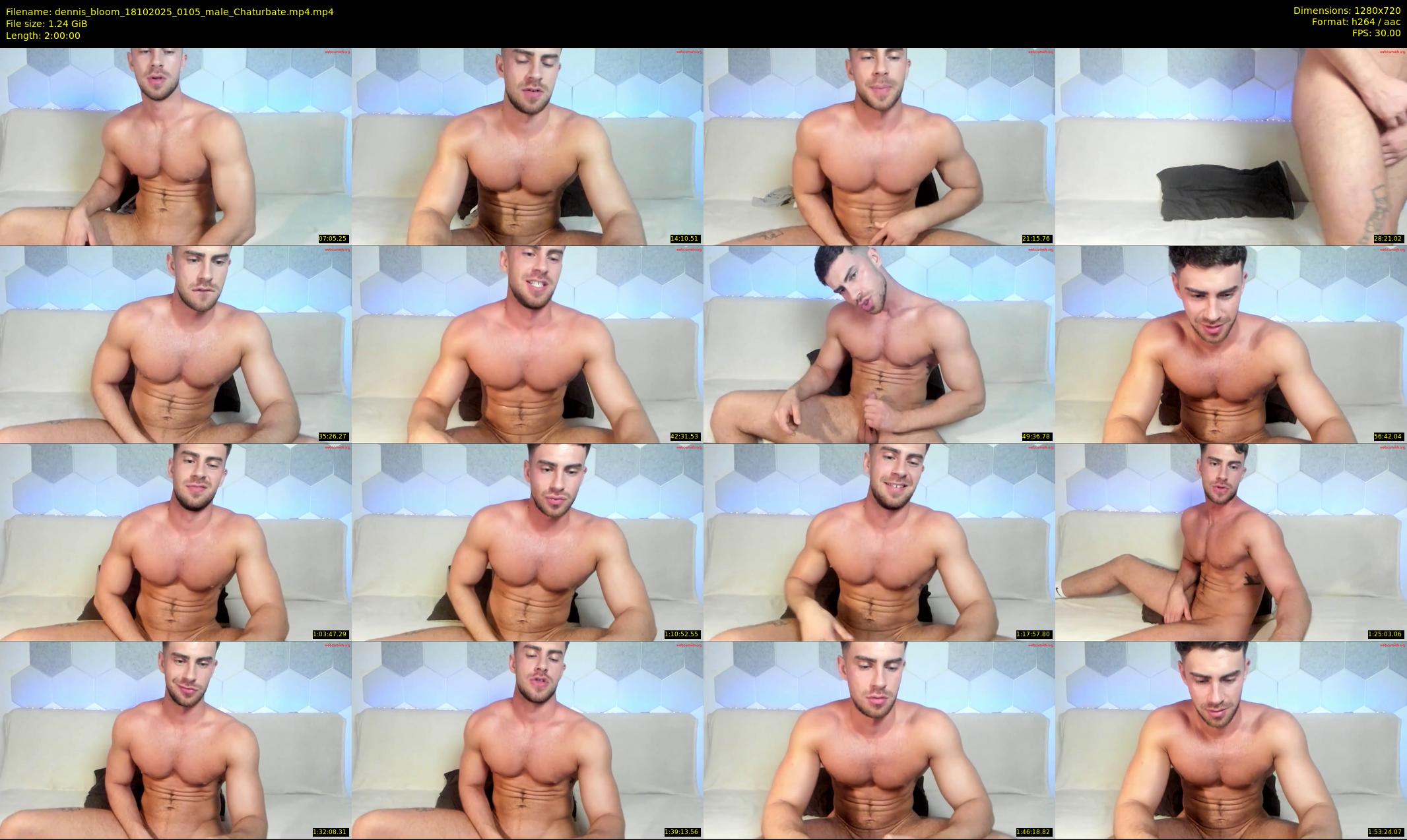 dennis_bloom — 120 minute Chaturbate male cam show recording, 720p, Oct 18, 2025
