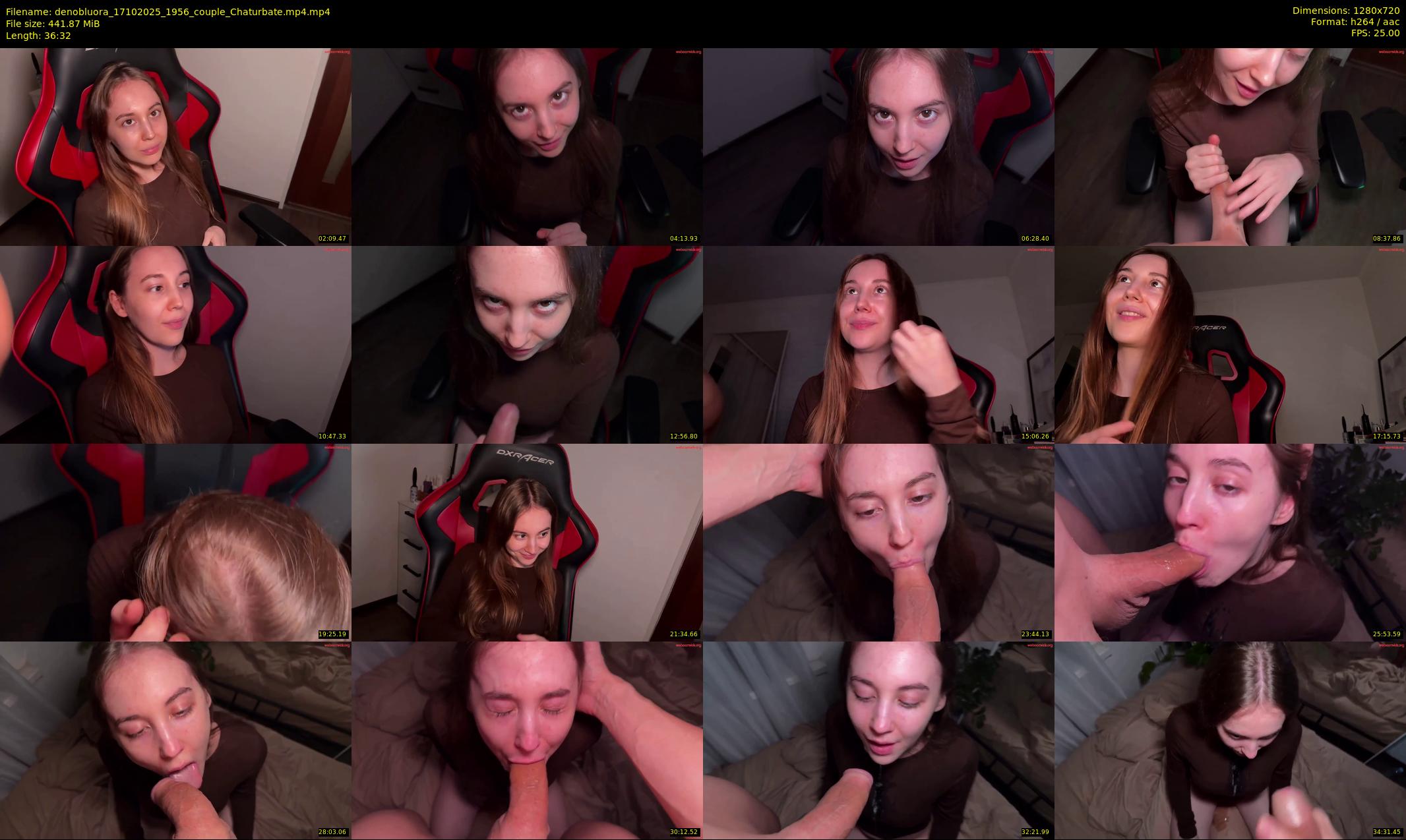 denobluora — 37 minute Chaturbate male cam show recording, 720p, Oct 17, 2025