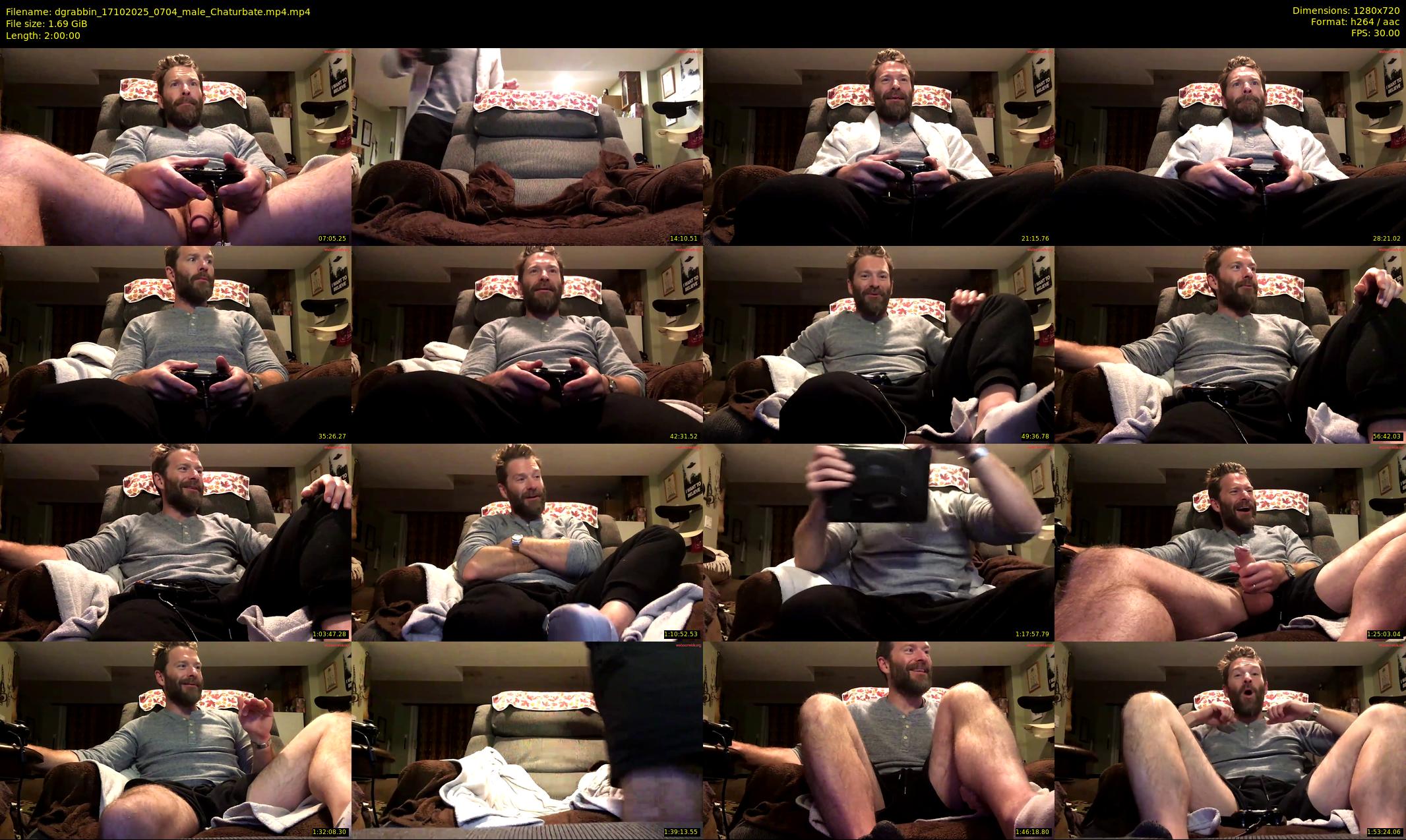 dgrabbin — 120 minute Chaturbate male cam show recording, 720p, Oct 17, 2025