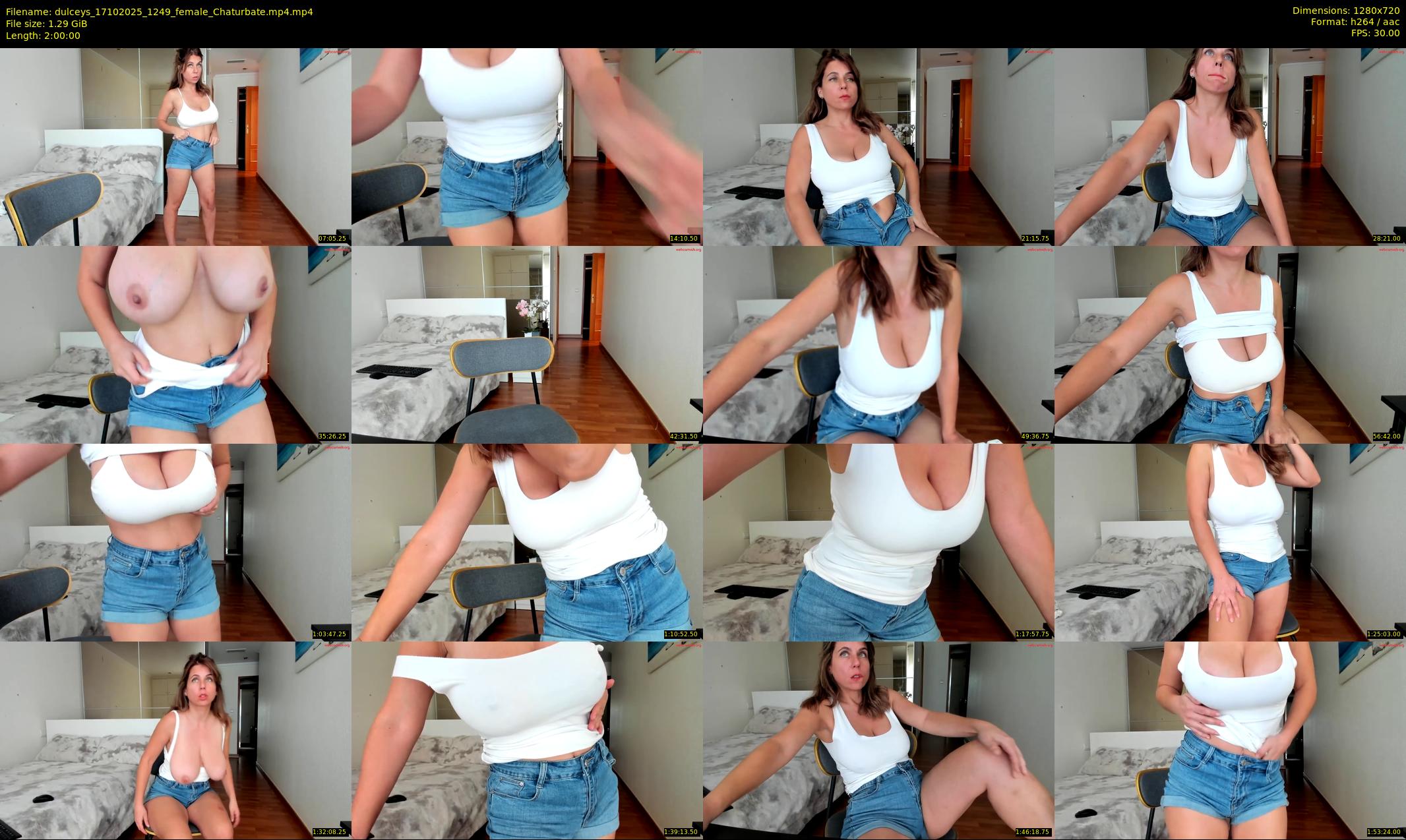 dulceys — 120 minute Chaturbate female cam show recording, 720p, Oct 17, 2025