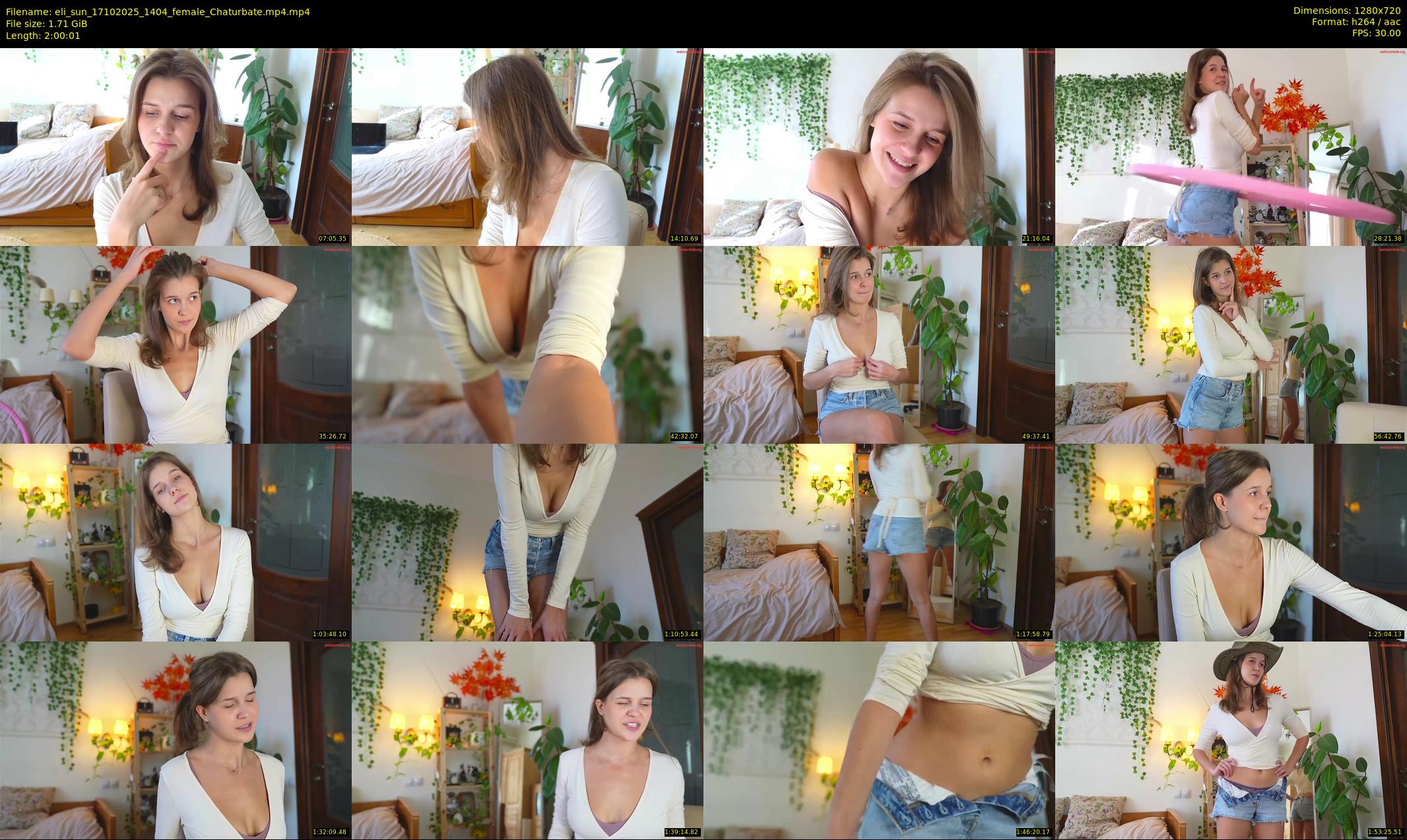eli_sun — 121 minute Chaturbate female cam show recording, 720p, Oct 17, 2025