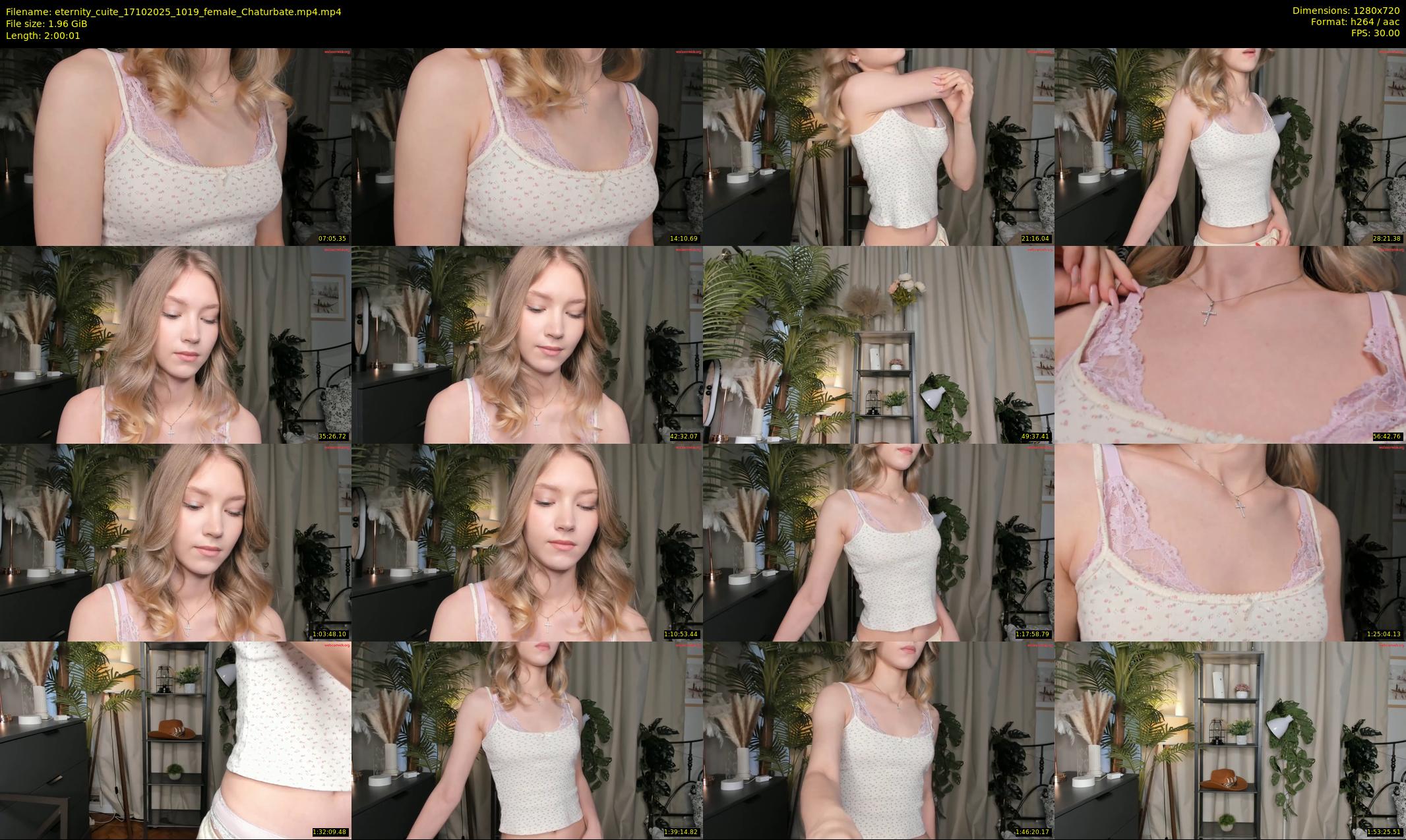 eternity_cuite — 121 minute Chaturbate female cam show recording, 720p, Oct 17, 2025