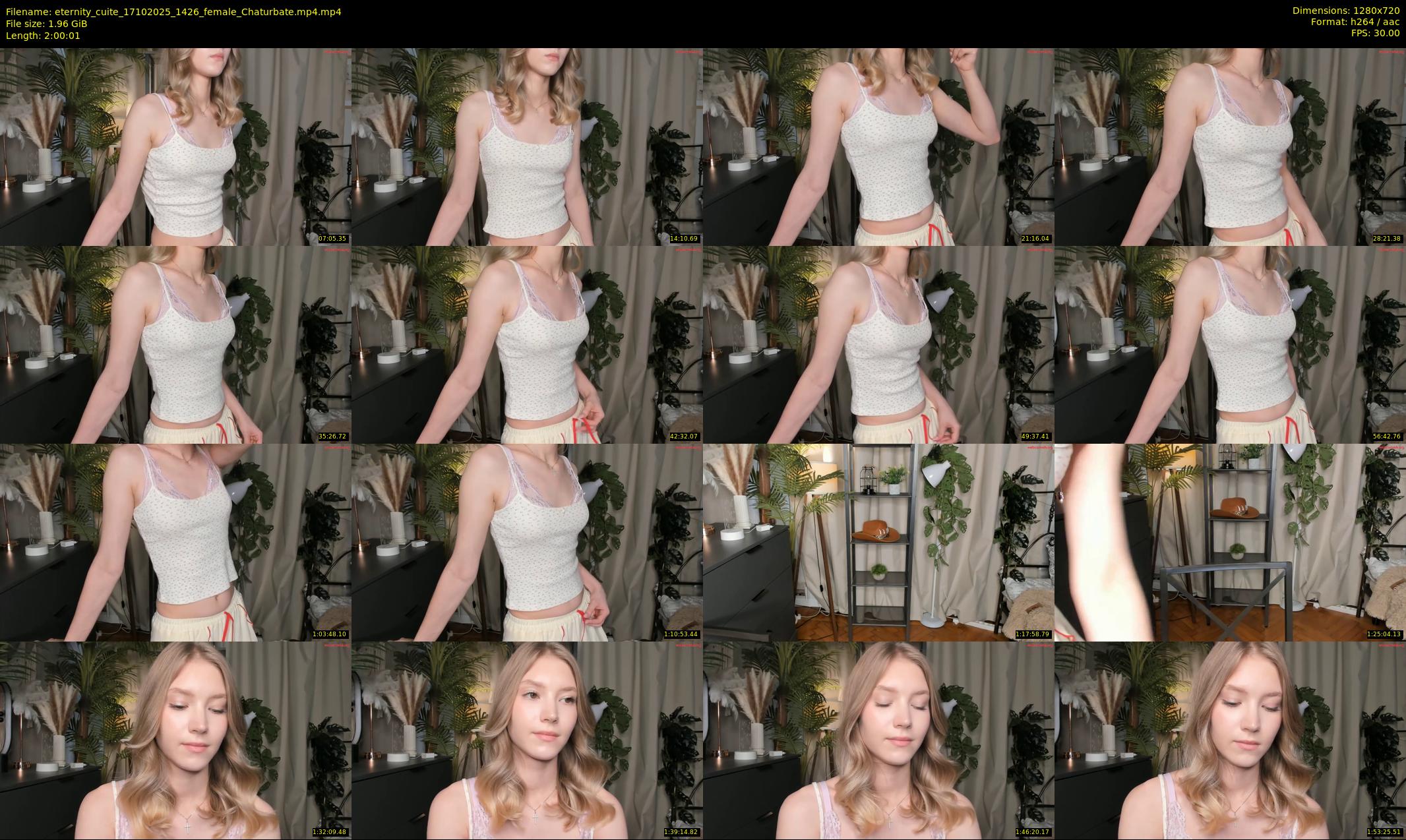 eternity_cuite — 121 minute Chaturbate female cam show recording, 720p, Oct 17, 2025