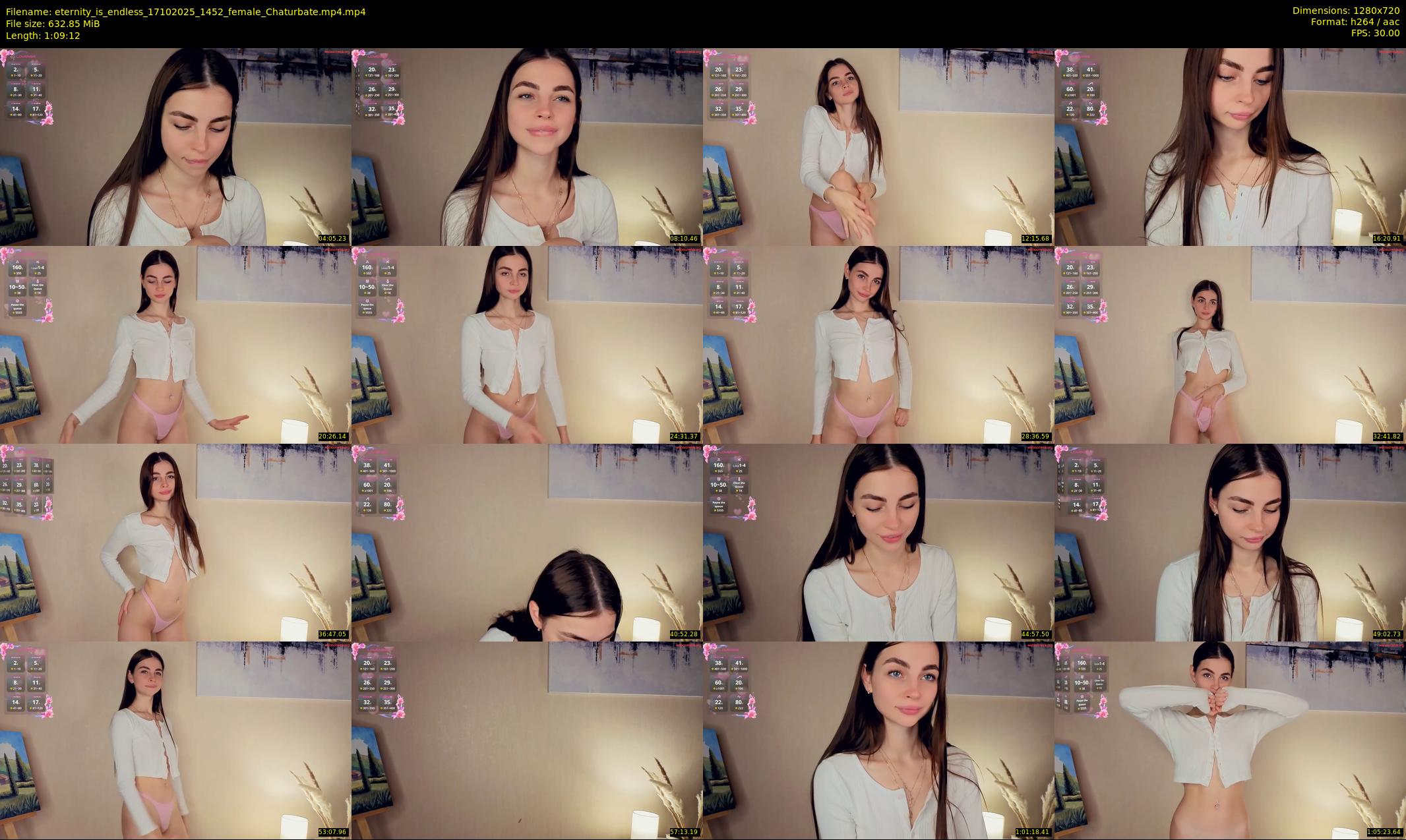 eternity_is_endless — 70 minute Chaturbate female cam show recording, 720p, Oct 17, 2025