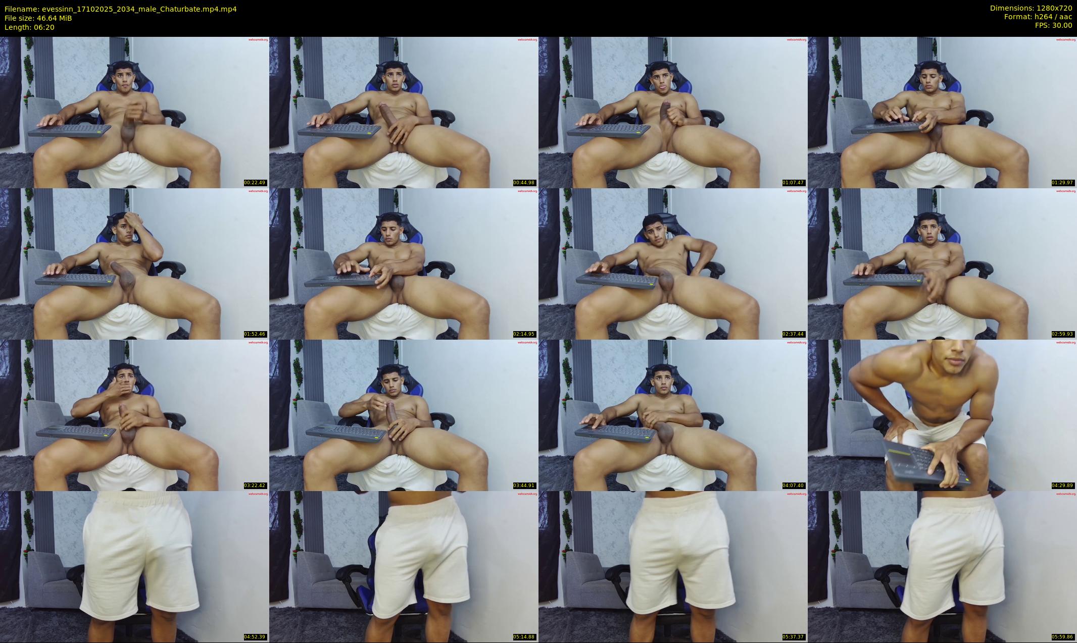 evessinn — 7 minute Chaturbate male cam show recording, 720p, Oct 17, 2025