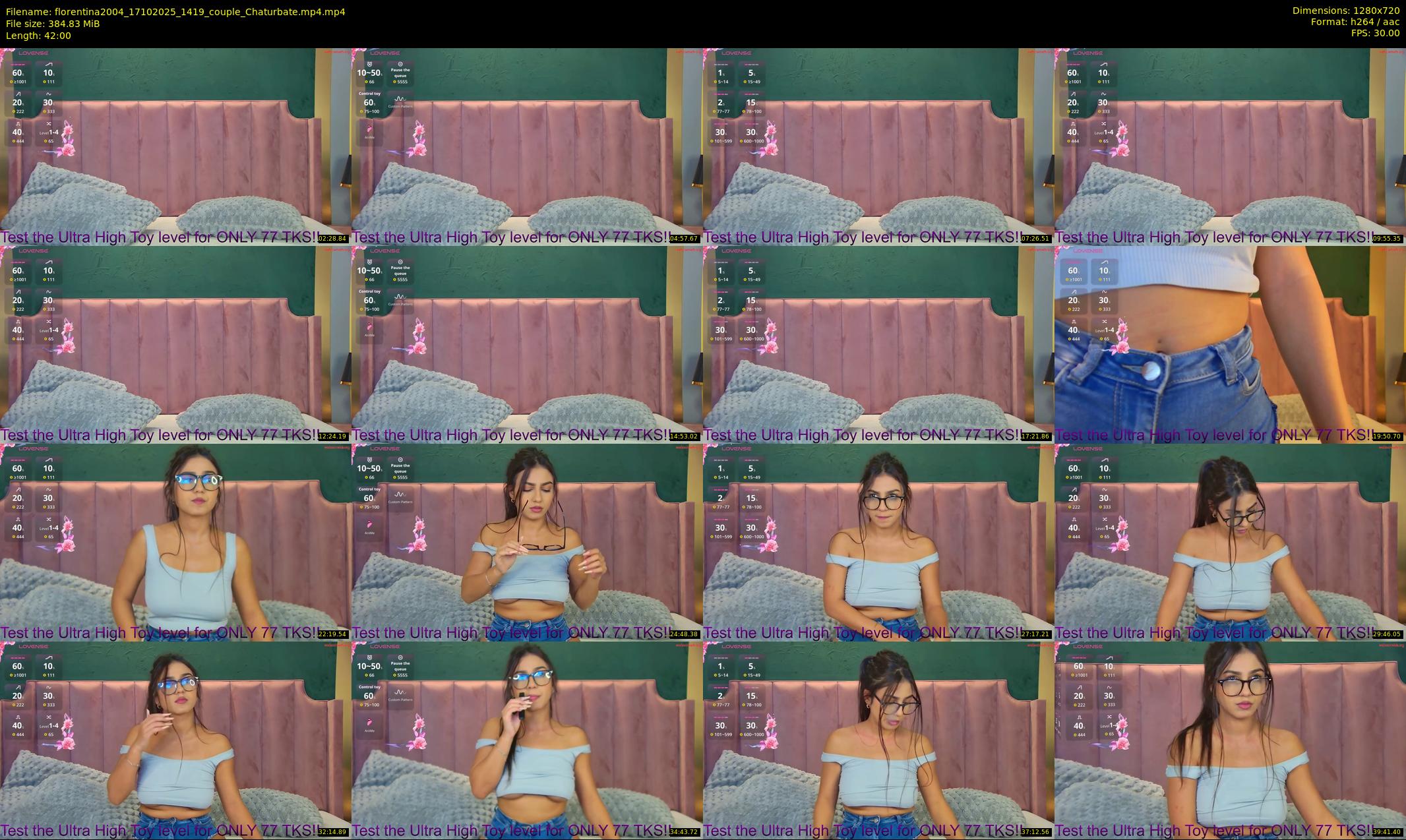 florentina2004 — 42 minute Chaturbate female cam show recording, 720p, Oct 17, 2025