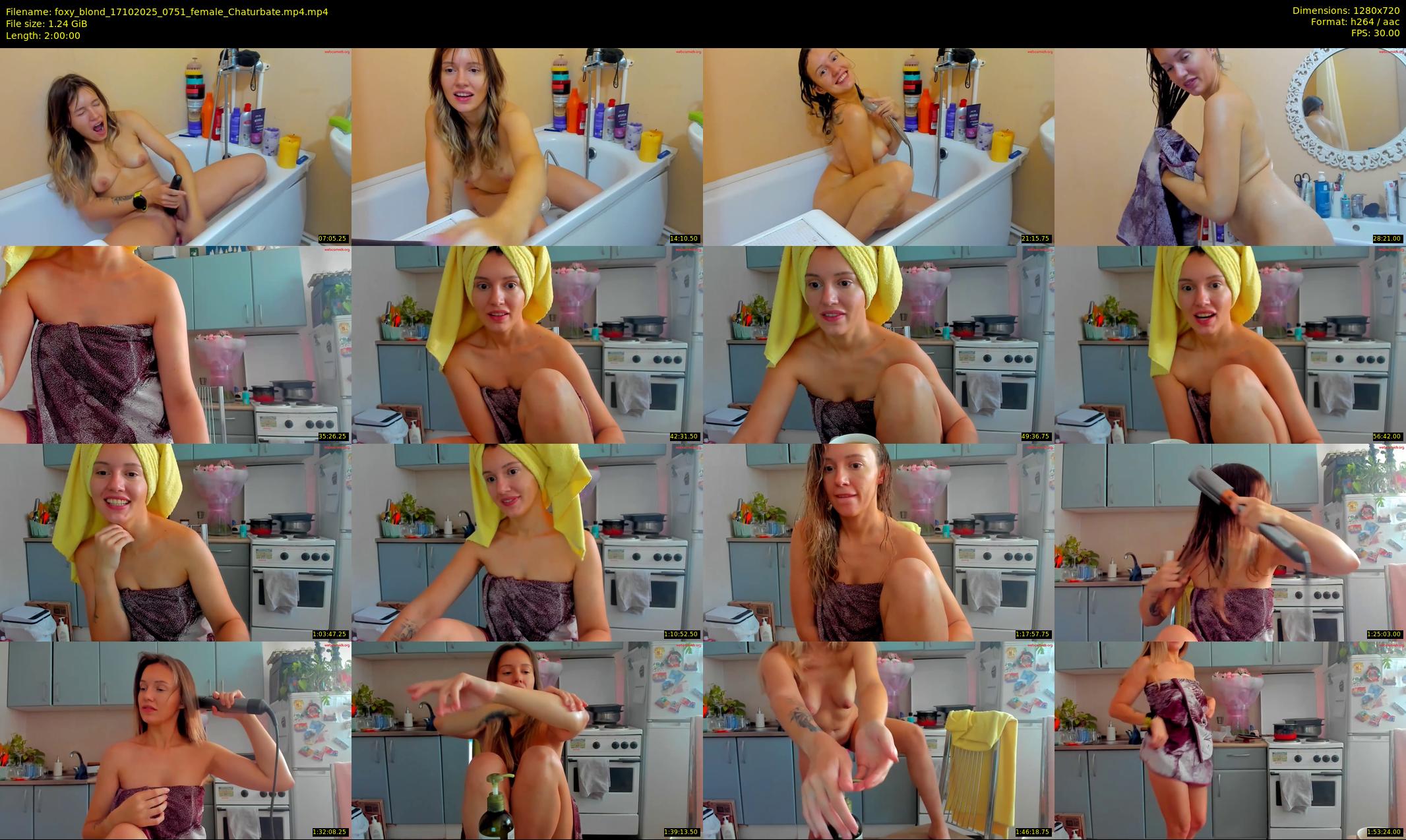 foxy_blond — 120 minute Chaturbate female cam show recording, 720p, Oct 17, 2025