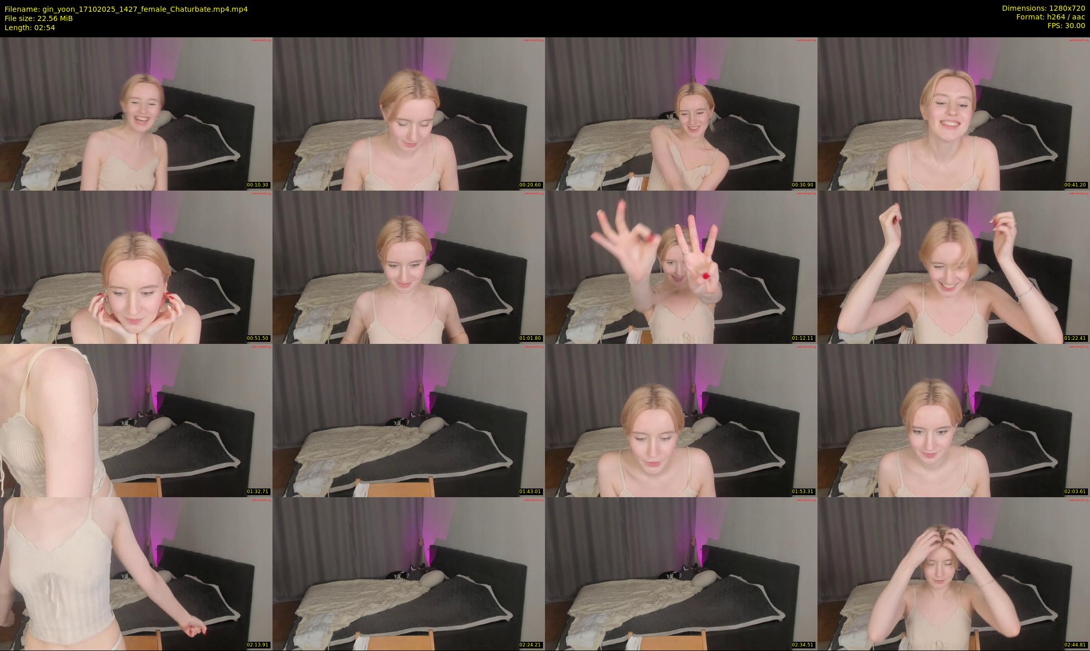 gin_yoon — 3 minute Chaturbate female cam show recording, 720p, Oct 17, 2025