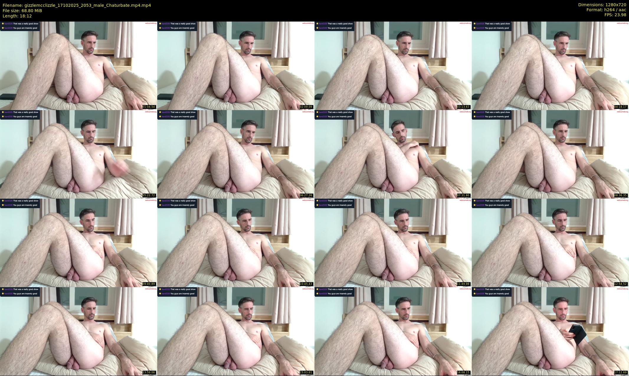 gizzlemcclizzle — 19 minute Chaturbate male cam show recording, 720p, Oct 17, 2025