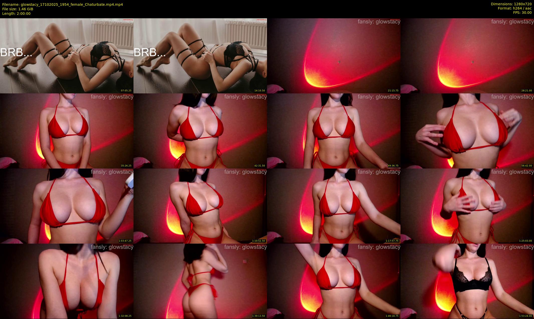glowstacy — 120 minute Chaturbate female cam show recording, 720p, Oct 17, 2025