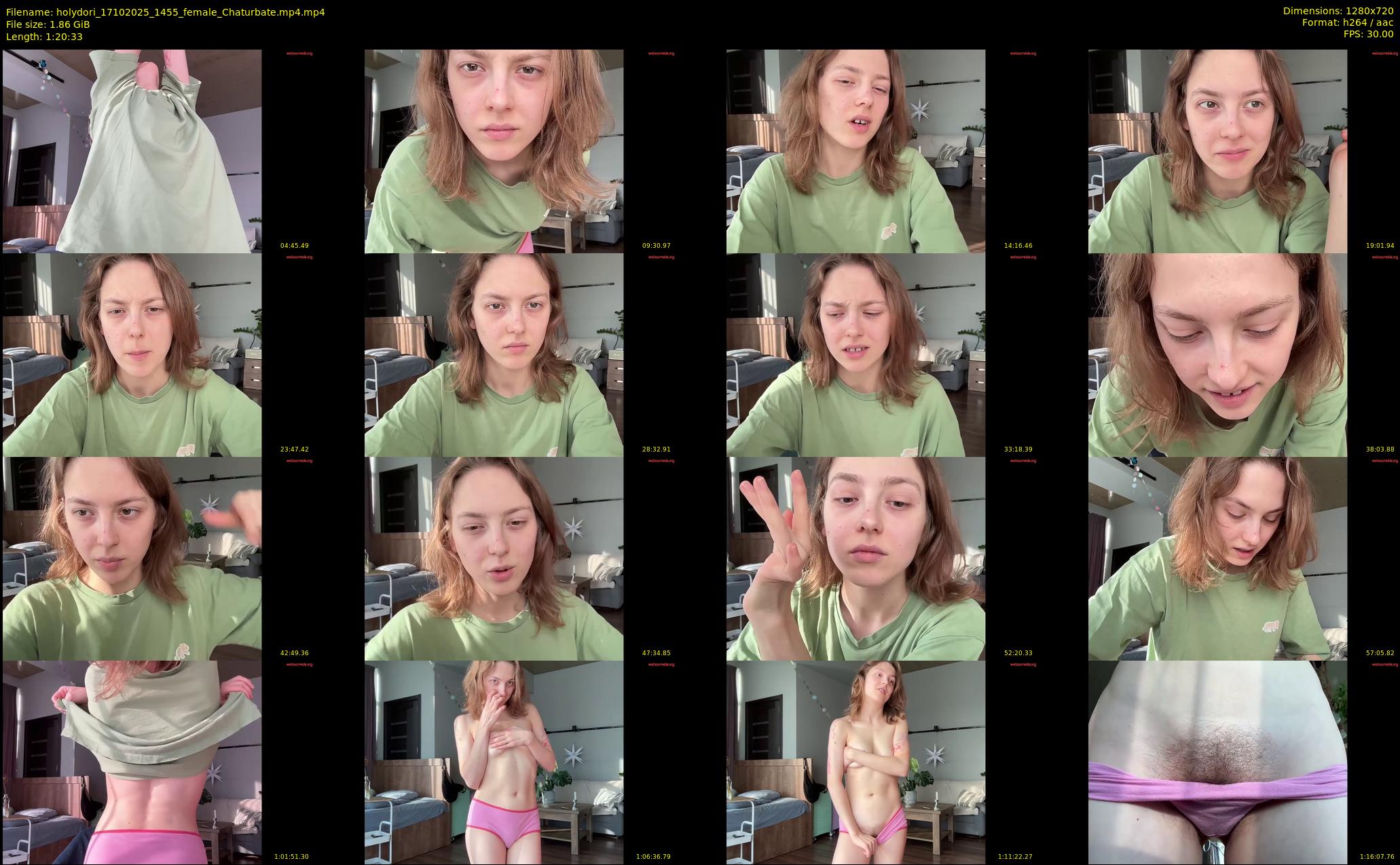 holydori — 81 minute Chaturbate female cam show recording, 720p, Oct 17, 2025