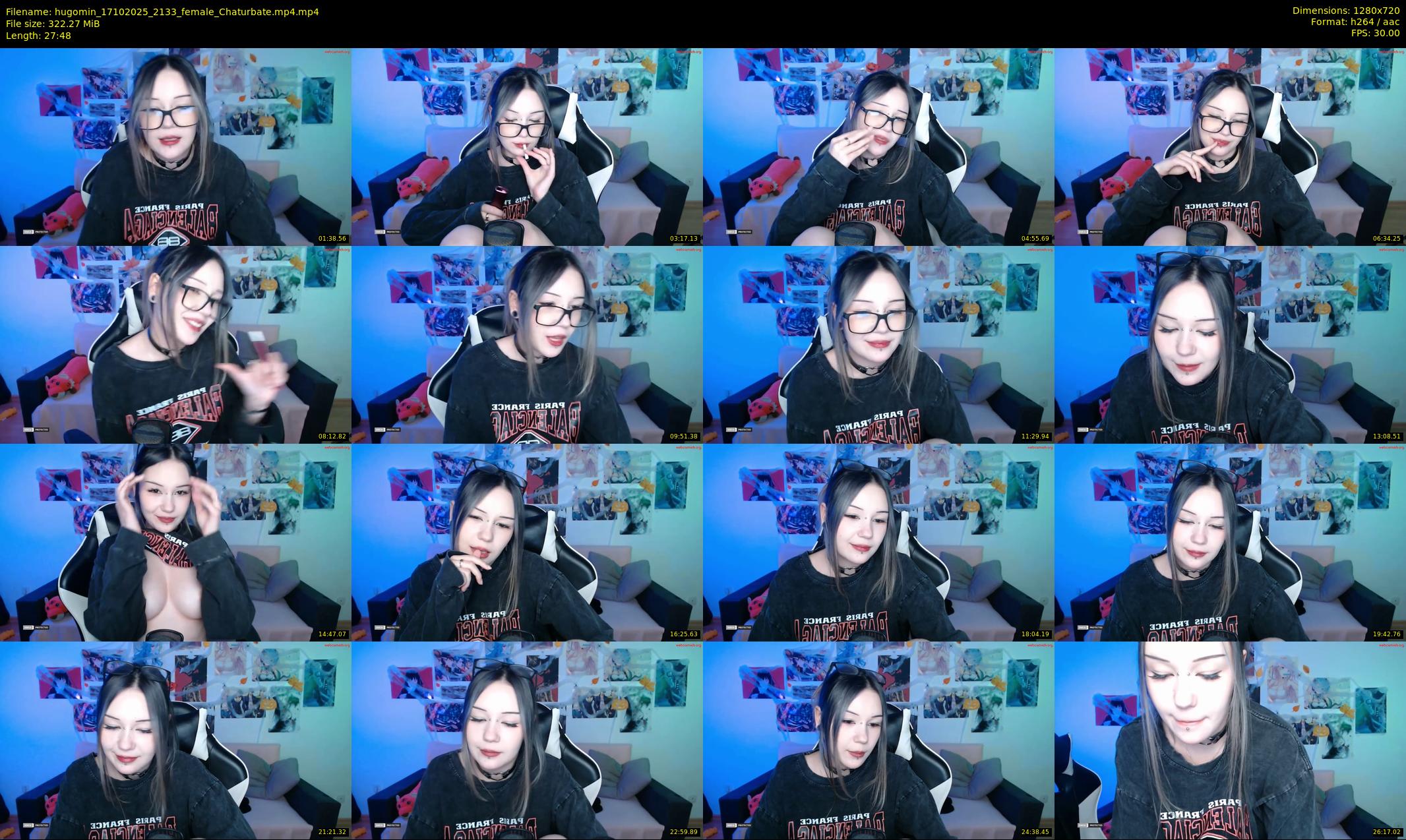 hugomin — 28 minute Chaturbate female cam show recording, 720p, Oct 17, 2025