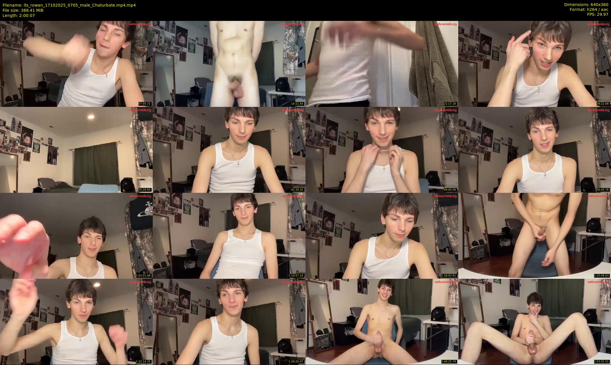 its_rowan — 121 minute Chaturbate male cam show recording, 360p, Oct 17, 2025