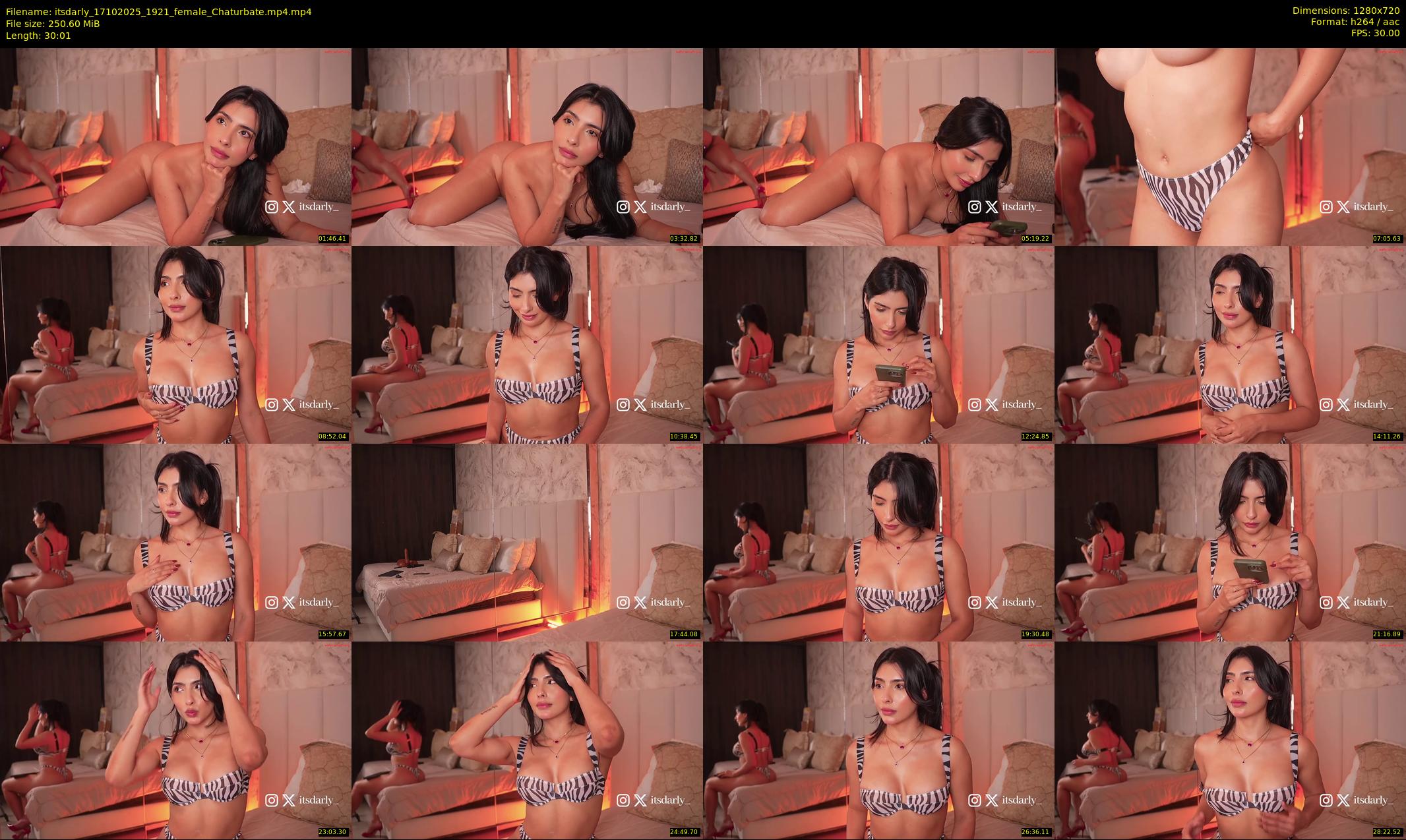 itsdarly — 31 minute Chaturbate female cam show recording, 720p, Oct 17, 2025